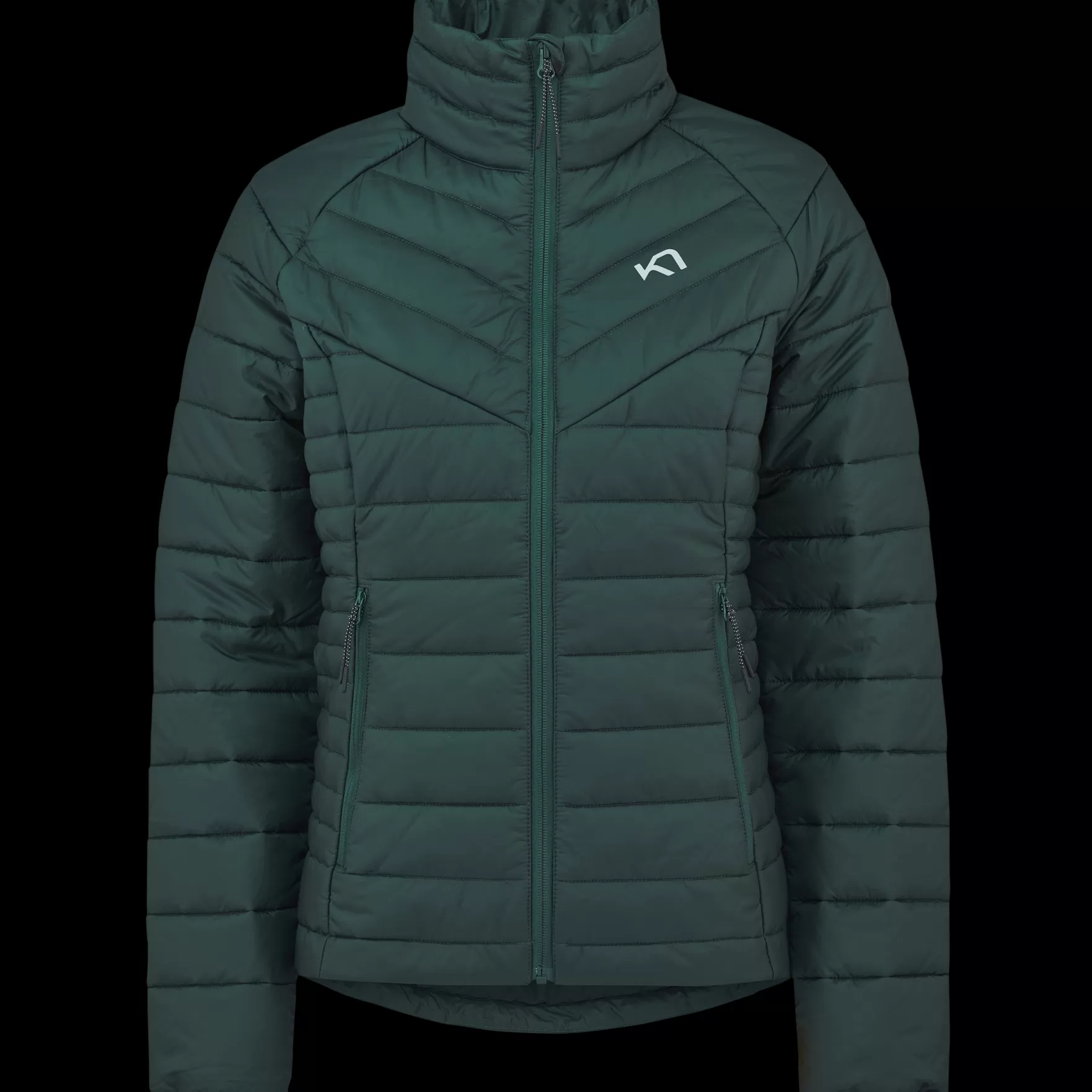 Hiking Jackets-Kari Traa Aada Primaloft Ins Jacket Pine Green