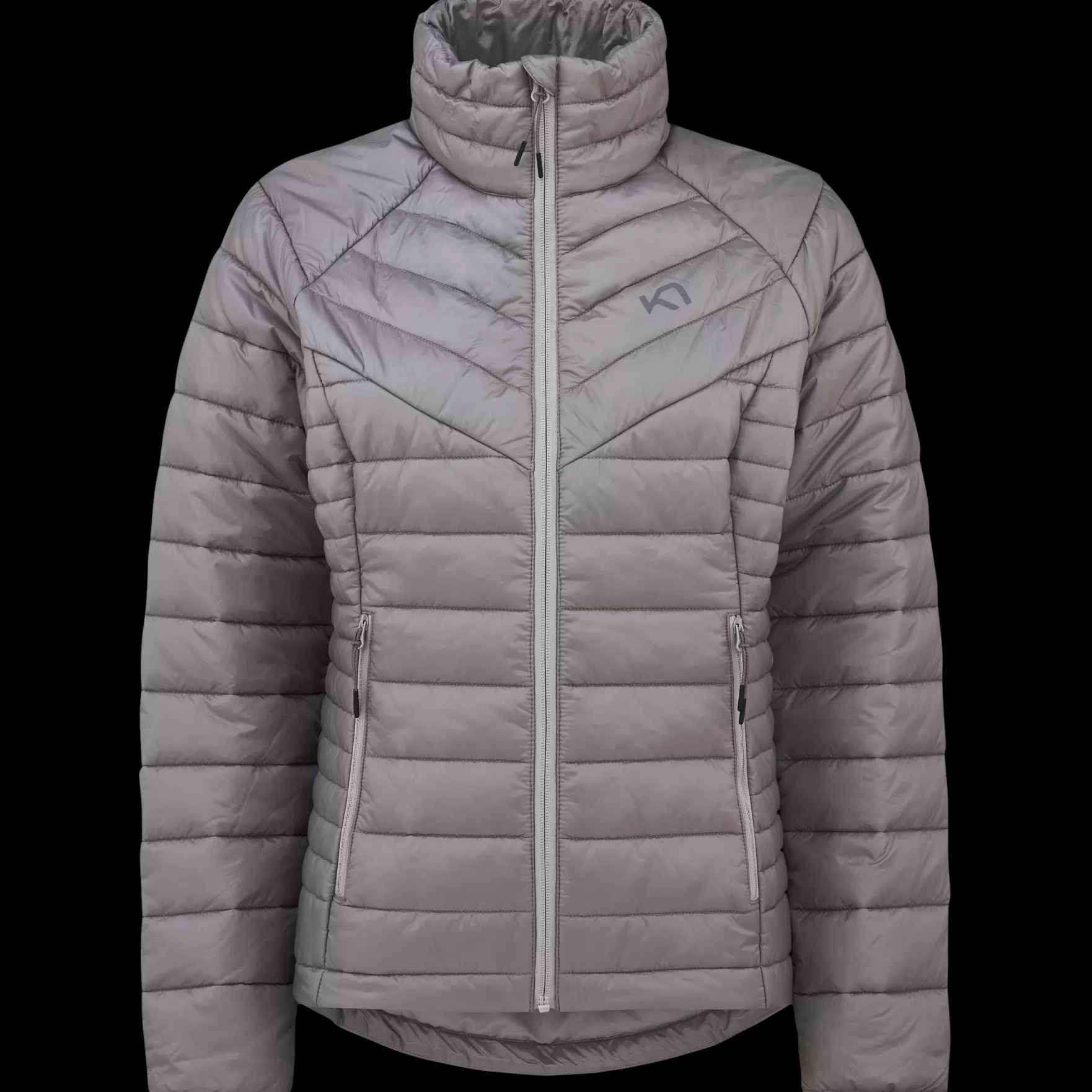 Hiking Jackets-Kari Traa Aada Primaloft Ins Jacket Light Grey