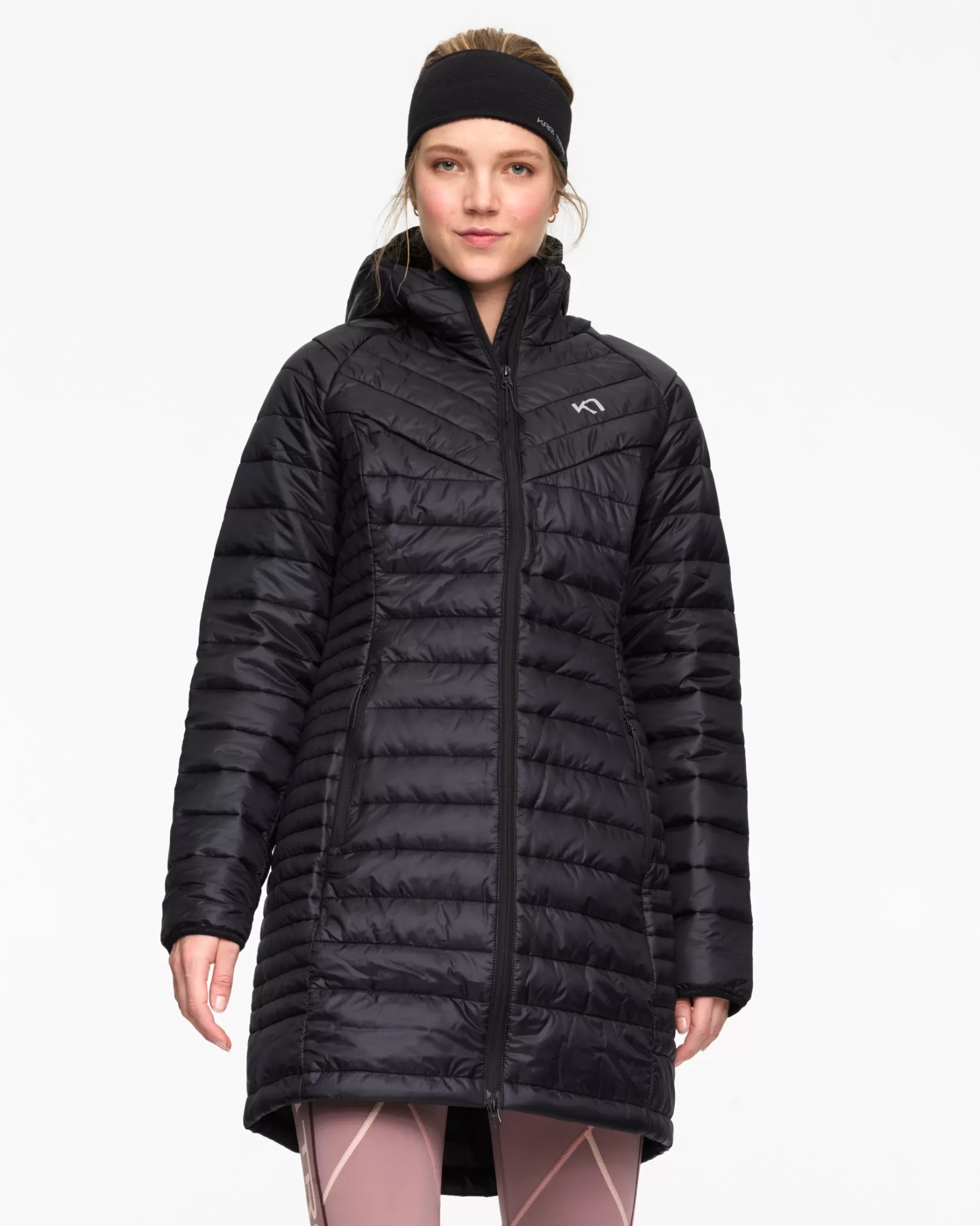 Hiking Jackets | Winter Coats and Parkas-Kari Traa Aada PrimaLoft Long Jacket Black