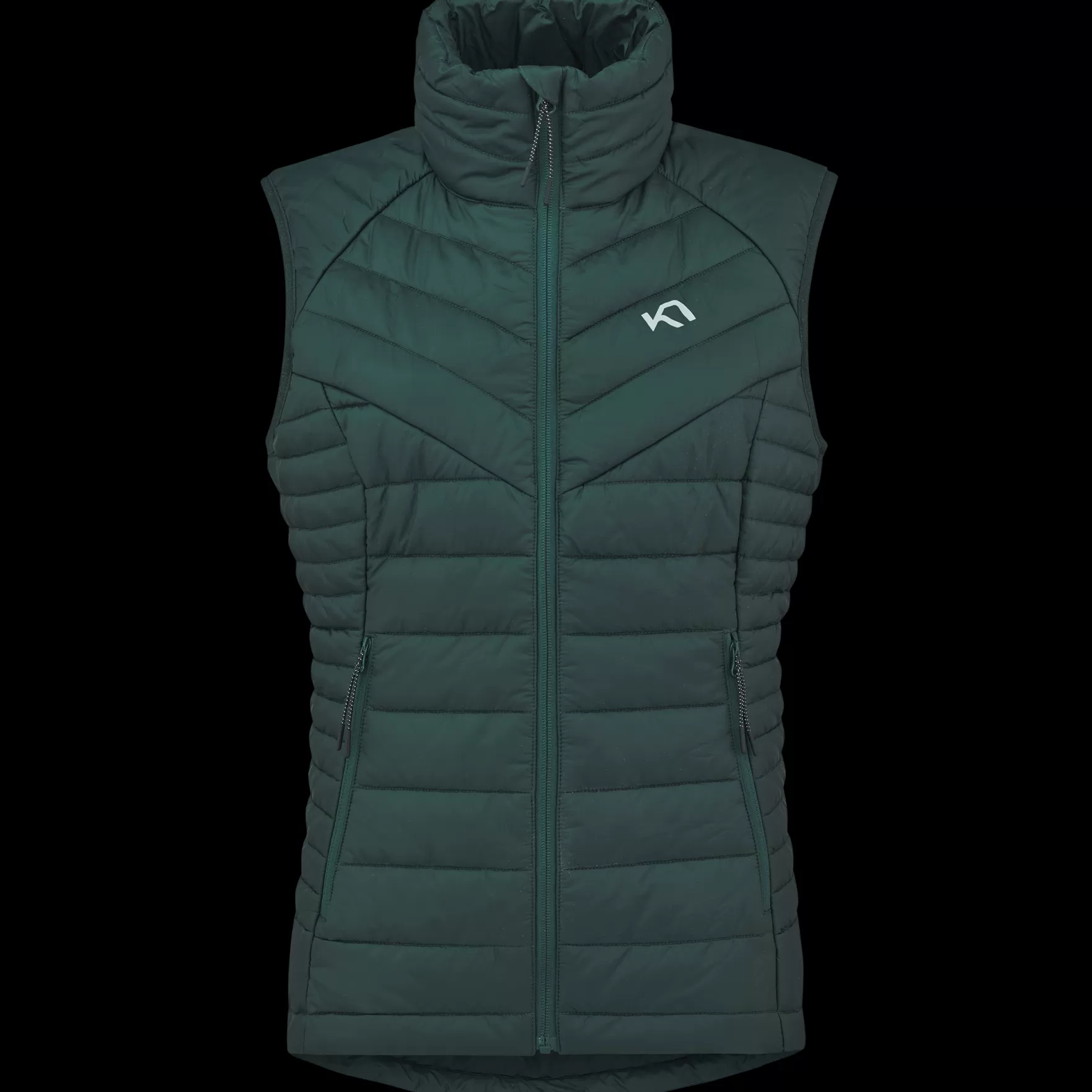 Vests-Kari Traa Aada Primaloft Vest Pine Green