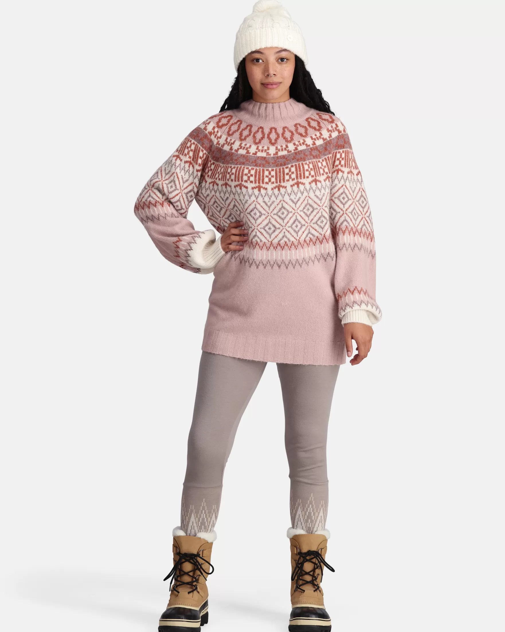 Wool Sweater | Wool Sweaters-Kari Traa Agneta Knit Prim Pink