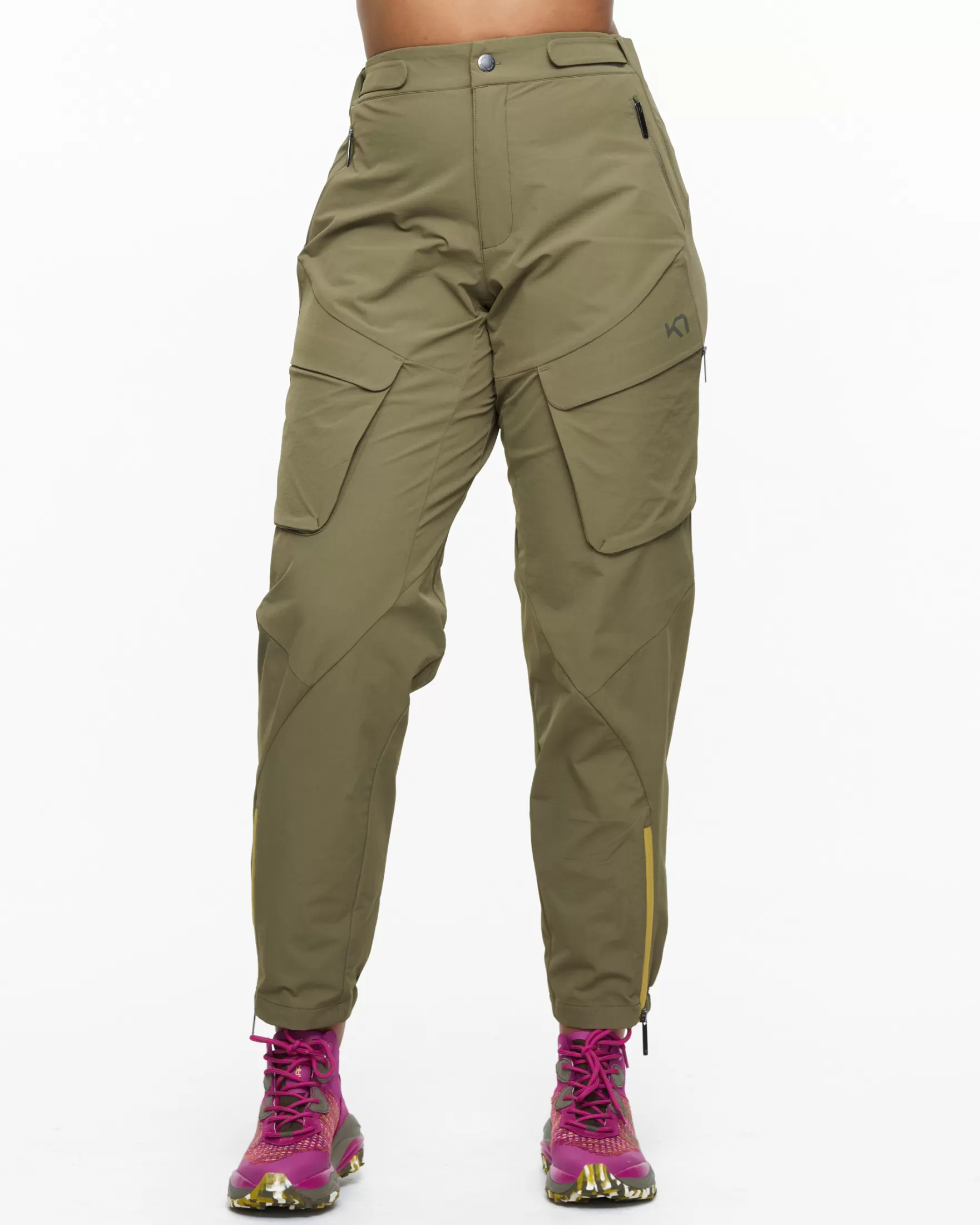 Hiking Pants-Kari Traa Ane Hiking Pants Tweed Green