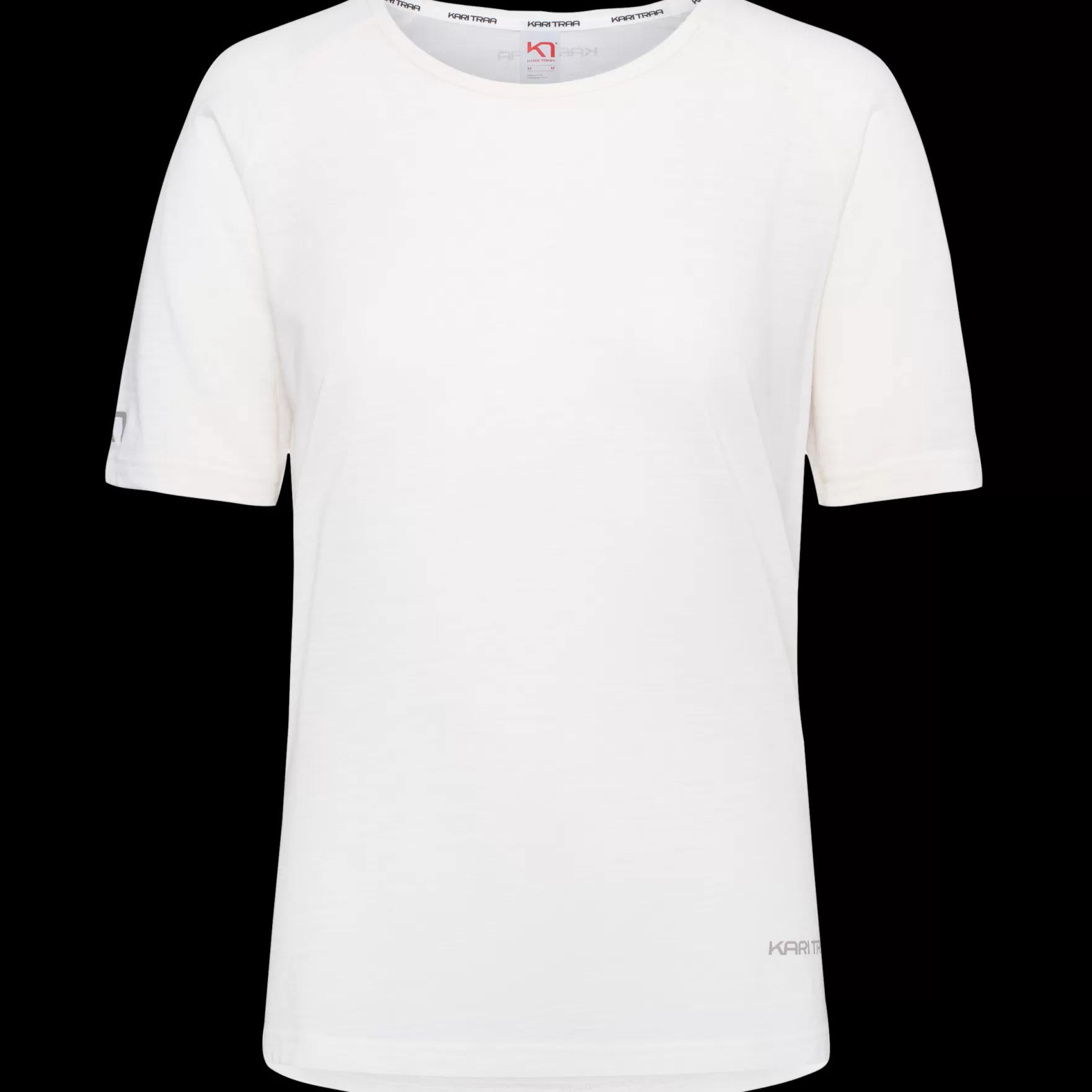 Wool T-Shirts | T-Shirts and Tops-Kari Traa Ane Short Sleeve - 50% Merino Wool Natural White