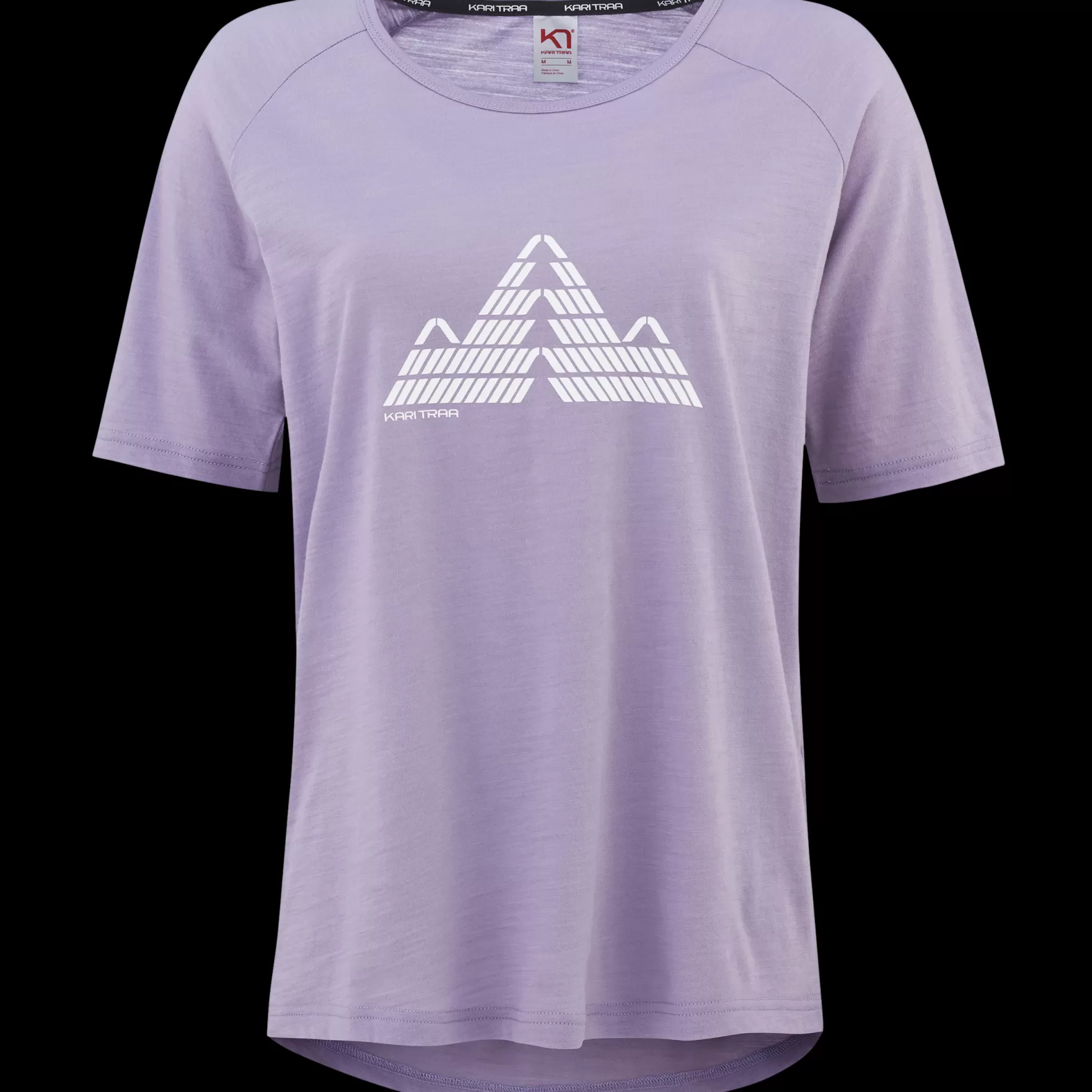 Wool T-Shirts | T-Shirts and Tops-Kari Traa Ane Short Sleeve - 50% Merino Wool Balmy Purple