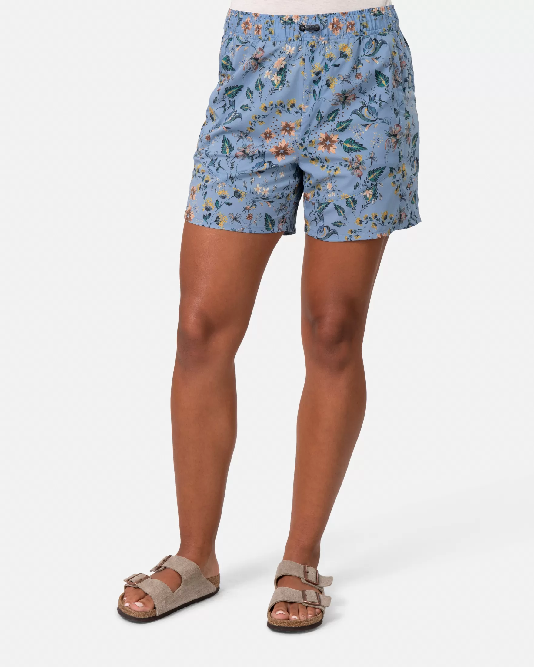 Shorts and Skirts-Kari Traa Ane Shorts PASTEL LIGHT BLUE