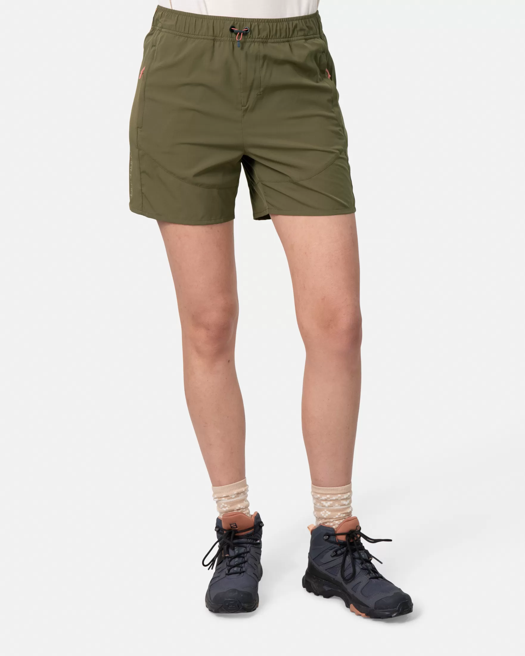 Shorts and Skirts-Kari Traa Ane Shorts DARK OLIVE GREEN