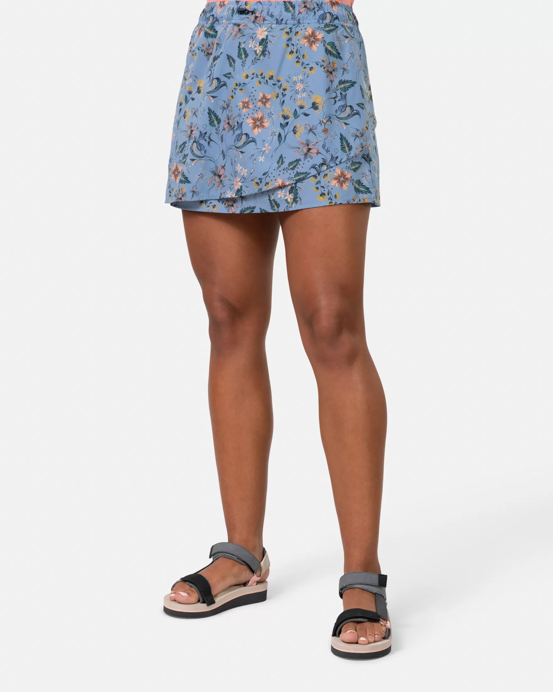 Shorts and Skirts-Kari Traa Ane Skort PASTEL LIGHT BLUE