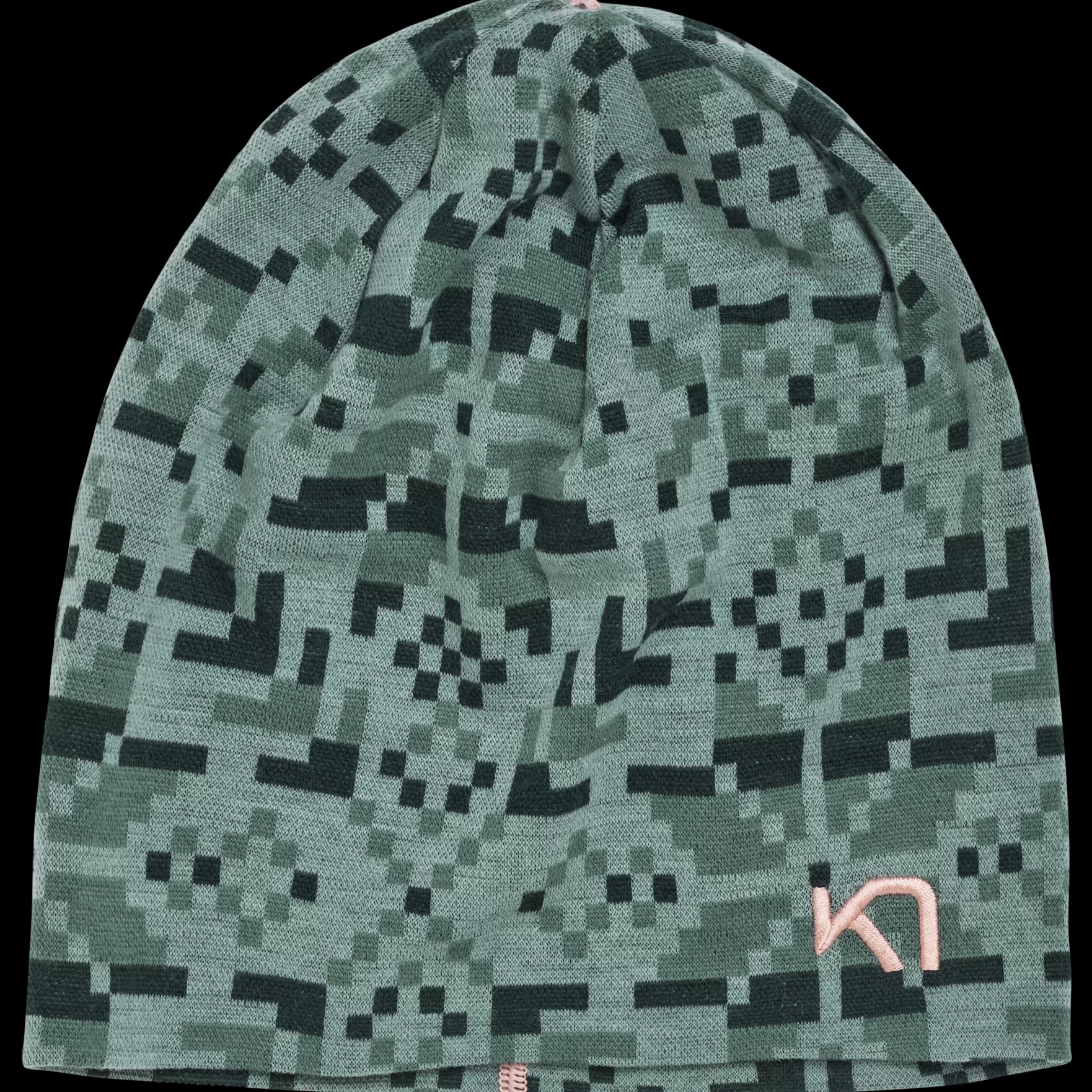 Beanies and Headbands-Kari Traa Else Beanie - 100% Merino Wool Murk Green