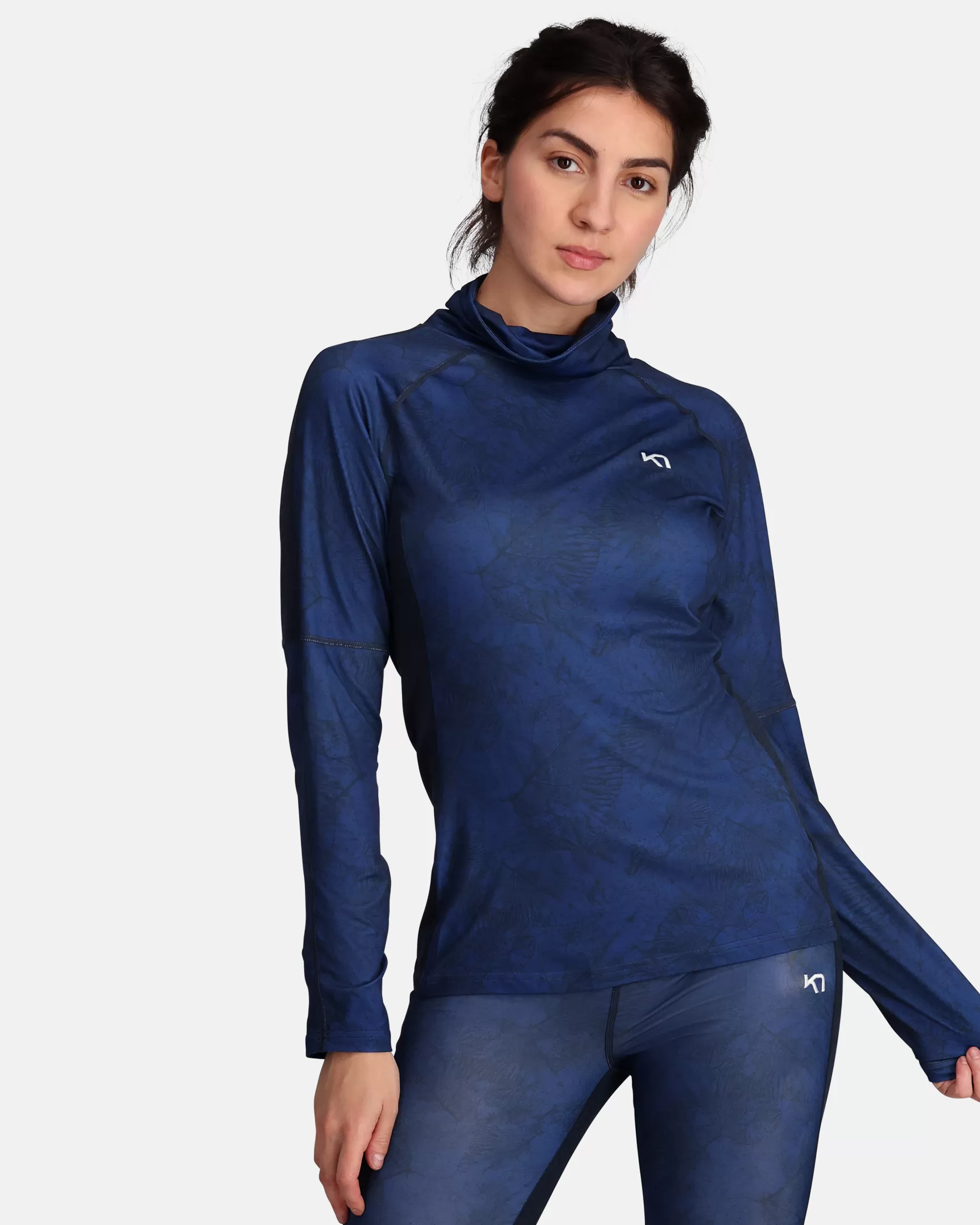 Technical Base Layer-Kari Traa Fierce Long Sleeve Royal