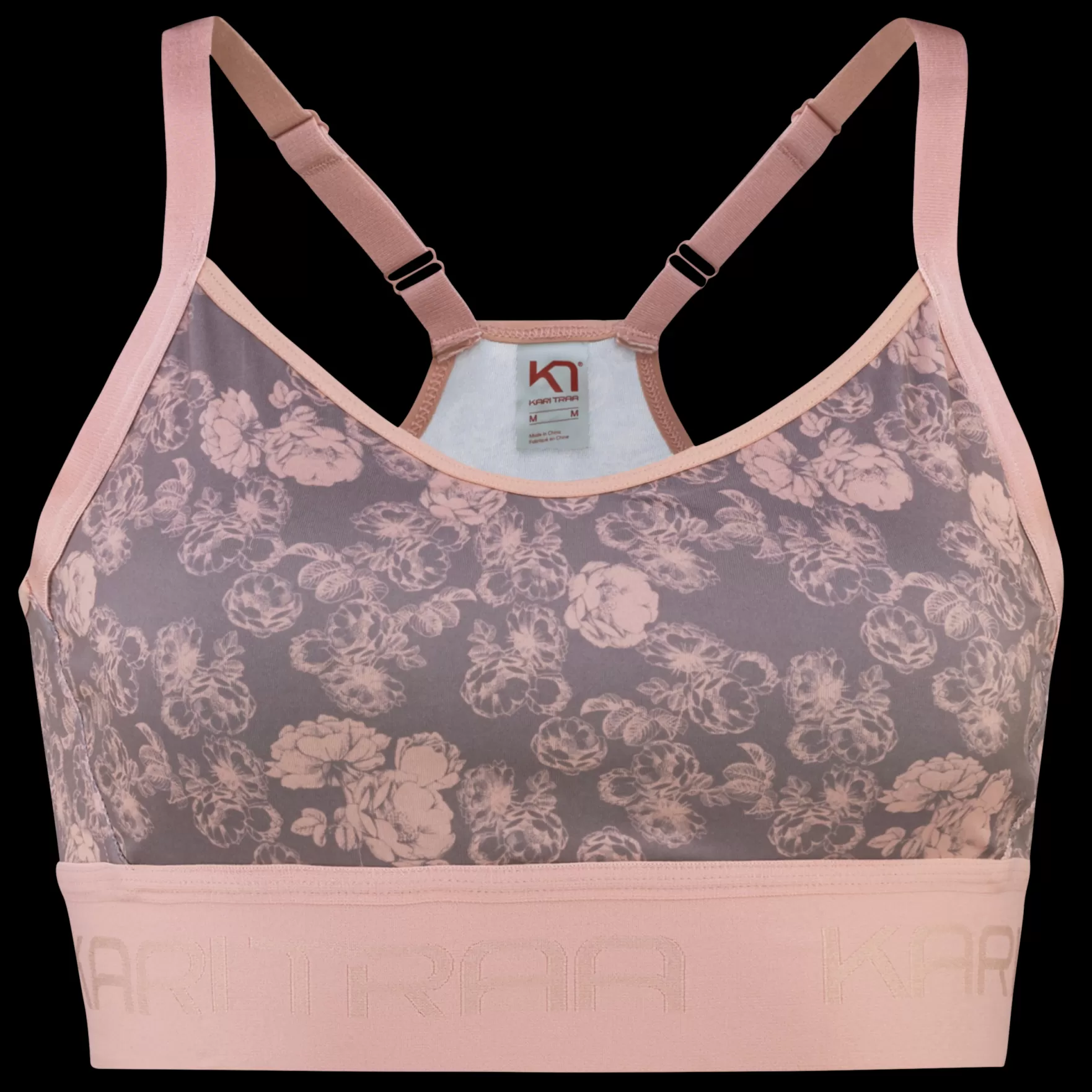 Sports Bras and Underwear-Kari Traa Froya Sports Bra Recycled Dream Pink