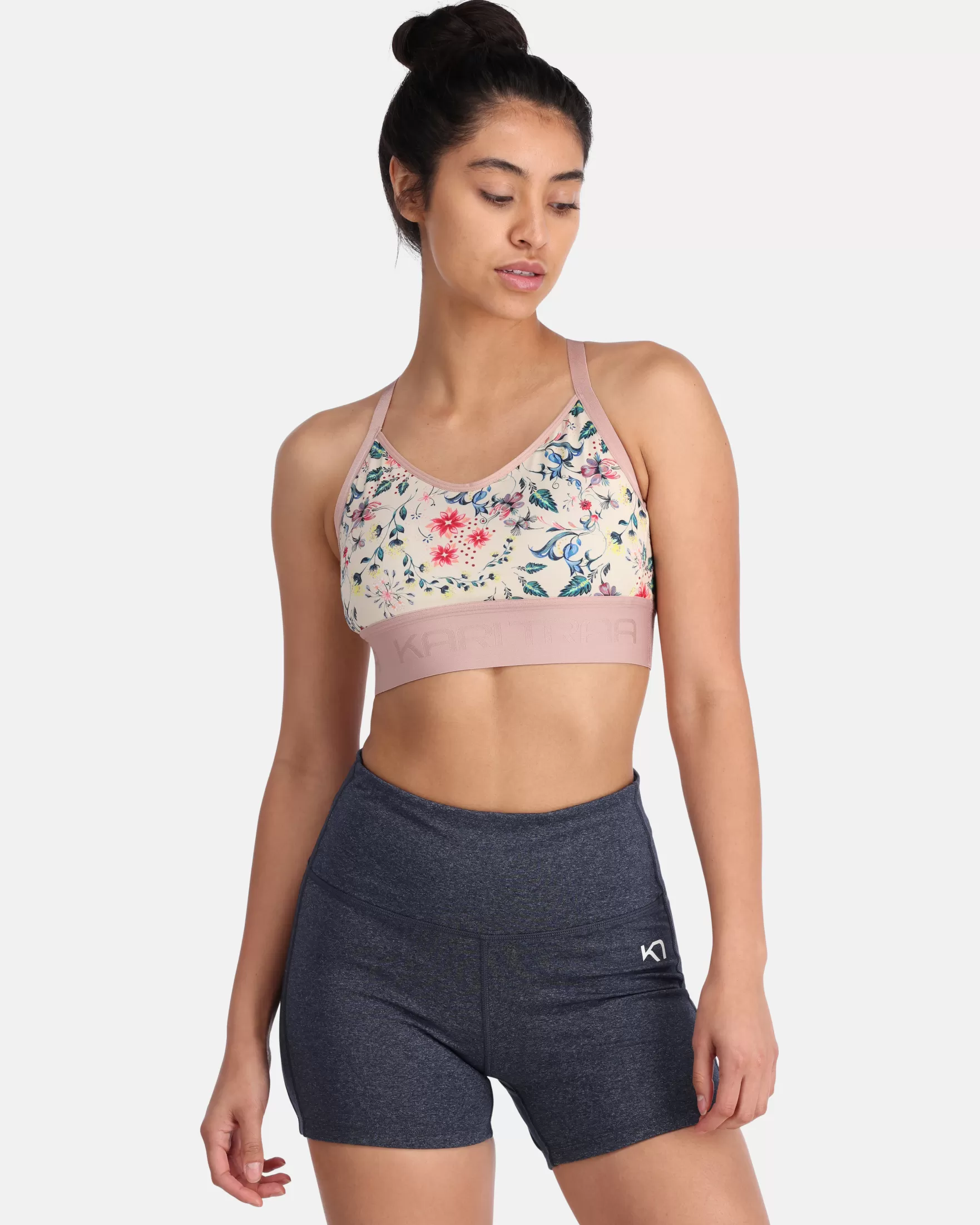 Sports Bras and Underwear-Kari Traa Frøya Printed Bjerk White