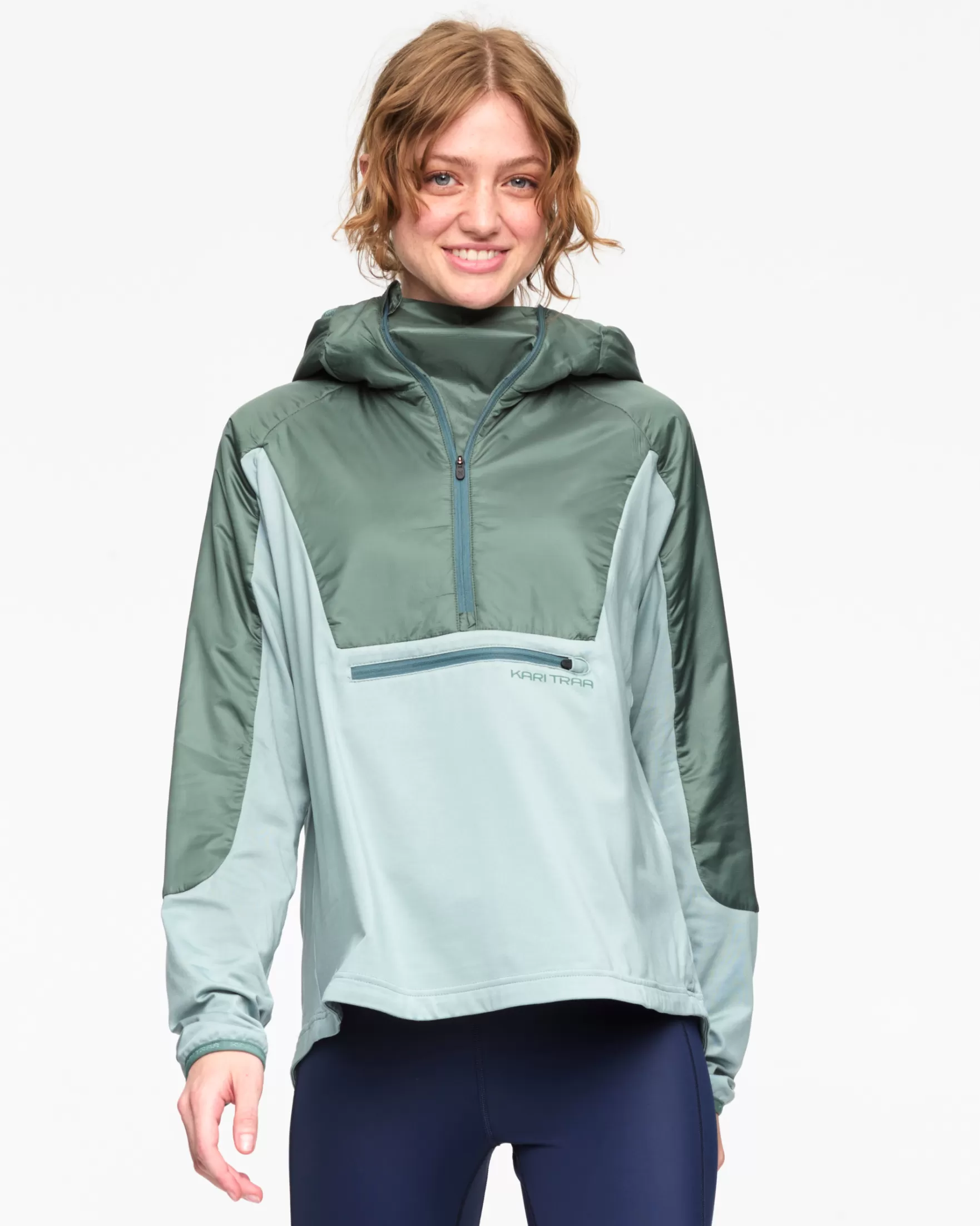 Hiking Jackets | Training Jackets-Kari Traa Henni Hybrid Sage Green