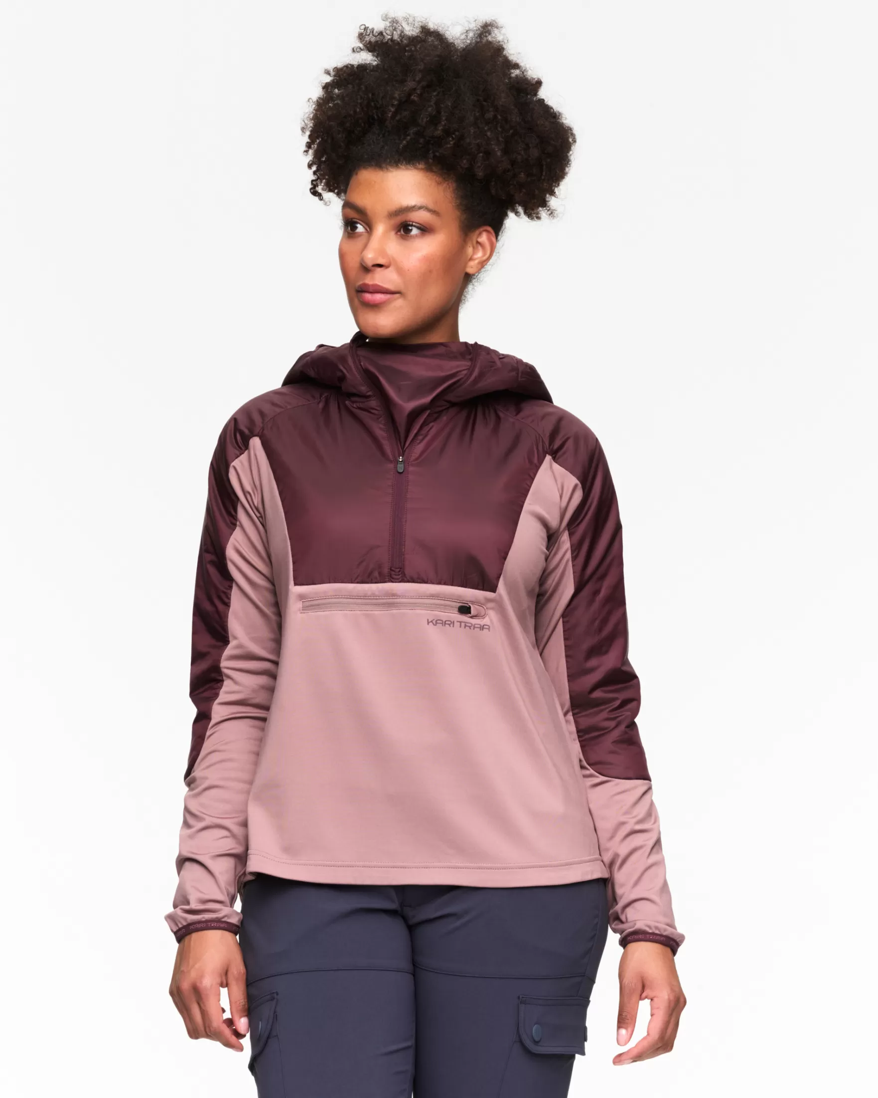 Training Jackets-Kari Traa Henni Hybrid Taupe