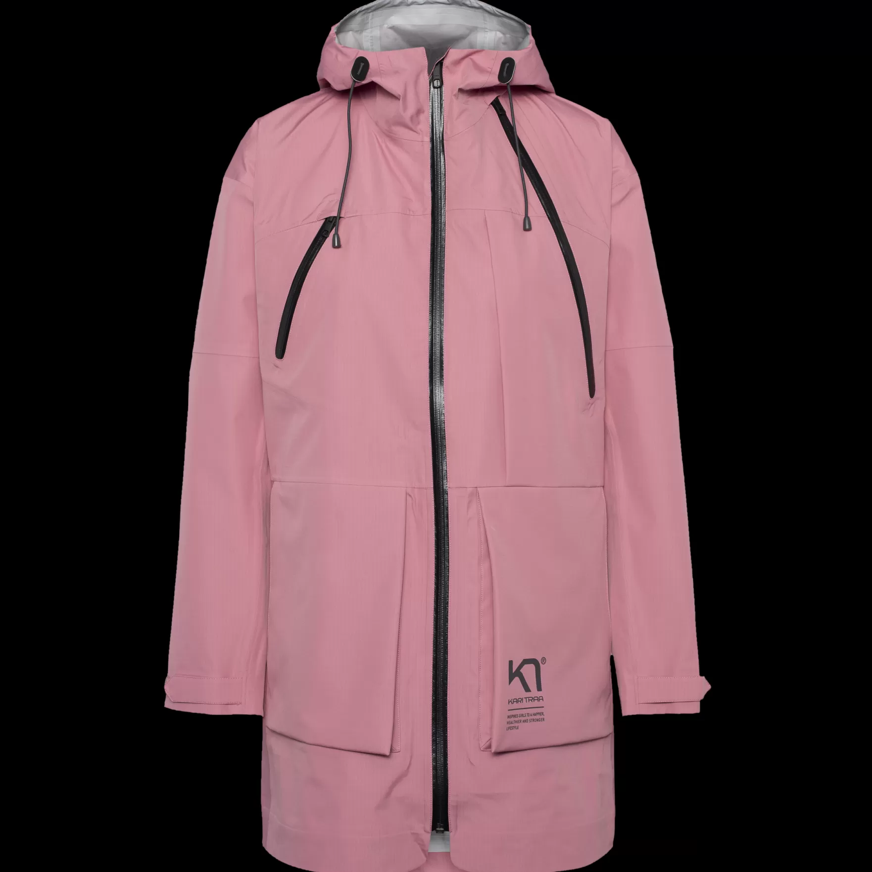 Hiking Jackets-Kari Traa Herre Jacket PASTEL DUSTY PINK