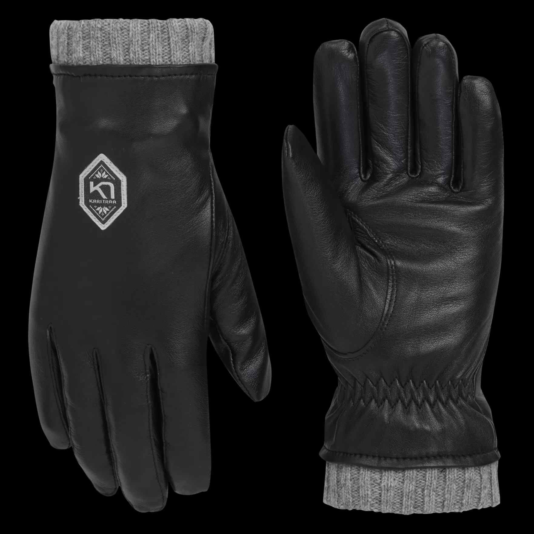 Gloves and Mittens-Kari Traa Himle Gloves BLK Black