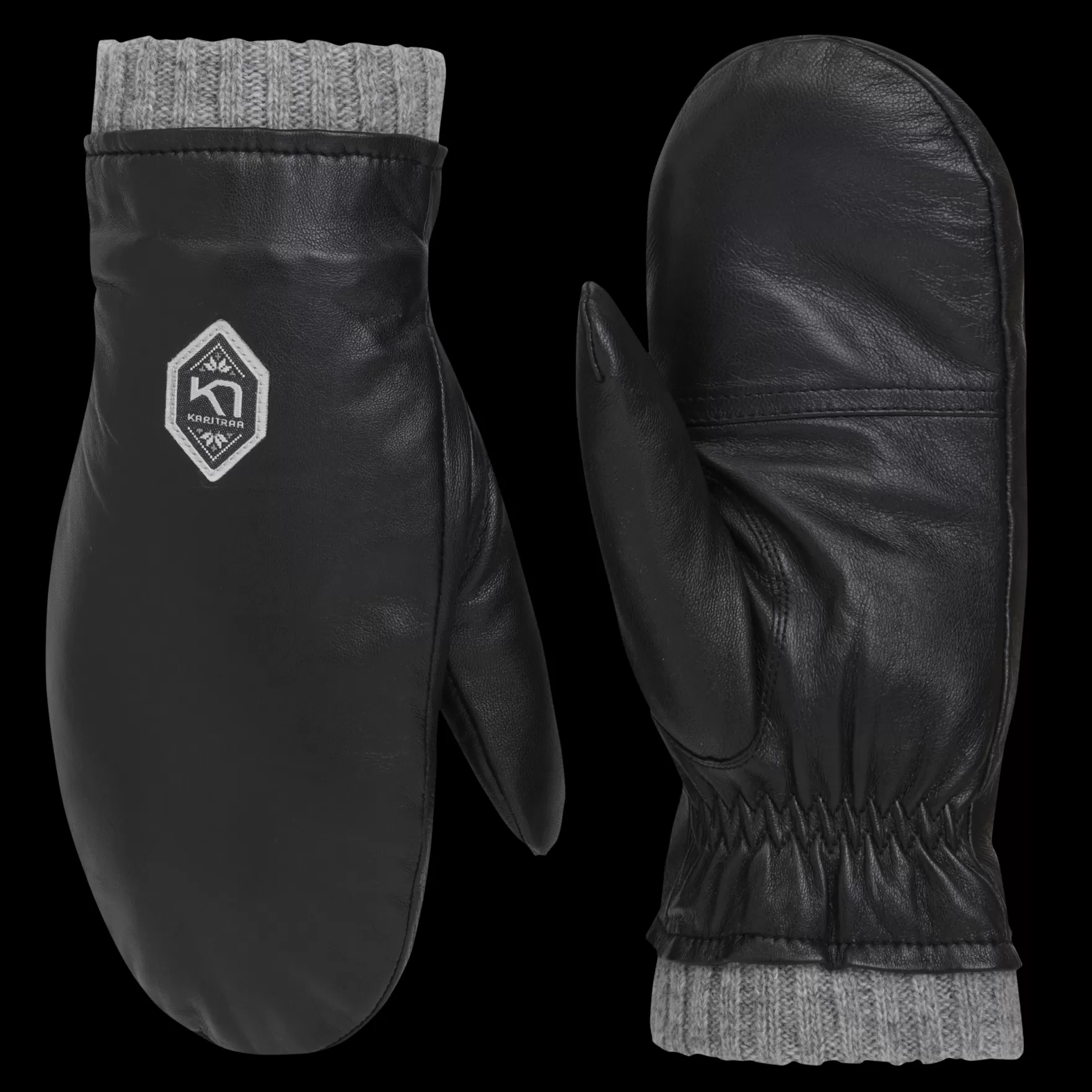 Gloves and Mittens-Kari Traa Himle Mittens BLK Black