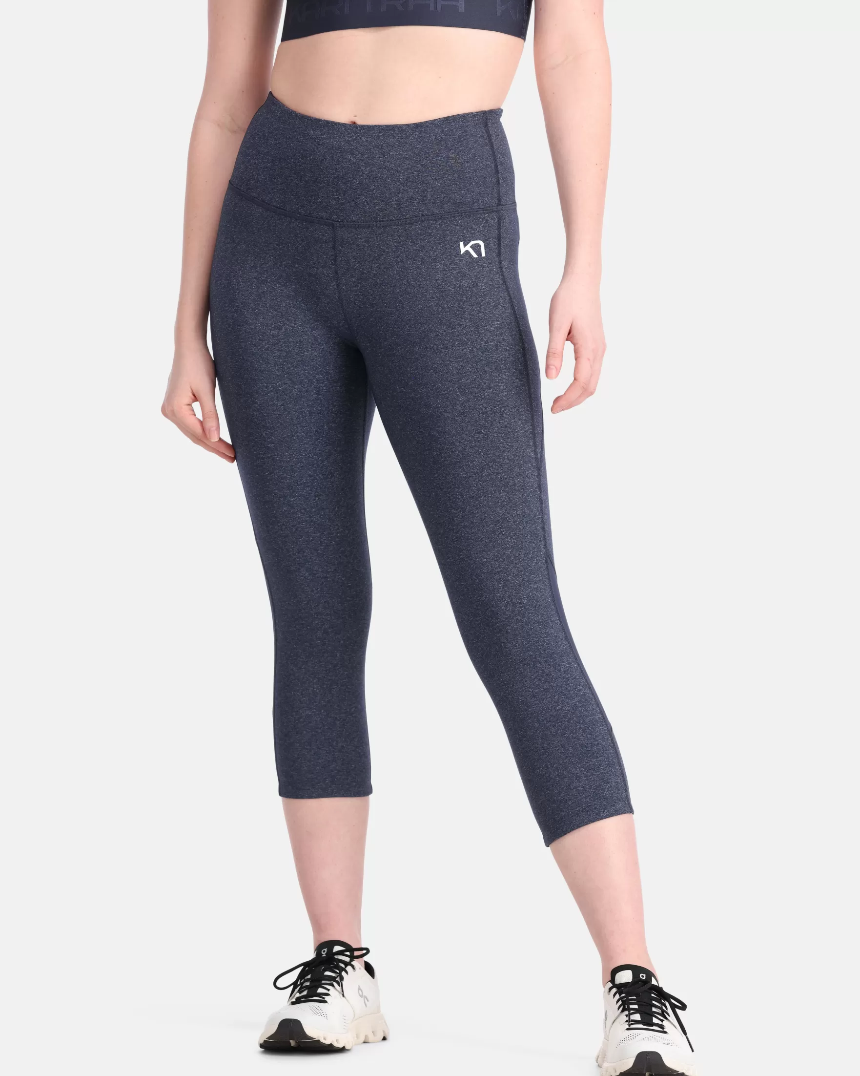 Hiking Tights and Leggings-Kari Traa Julie High Waist Capri Marin