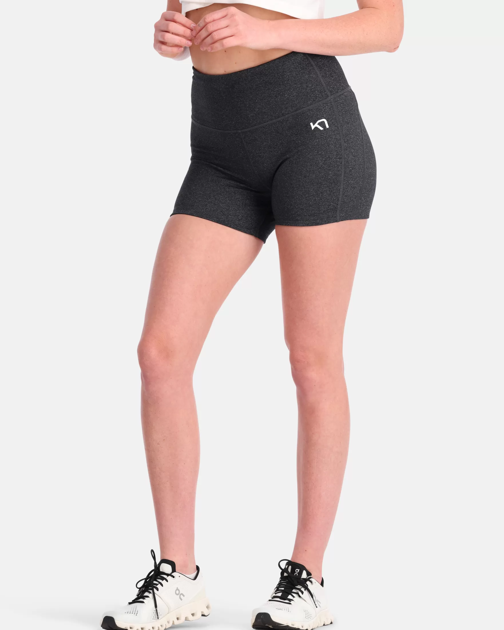 Shorts and Skirts-Kari Traa Julie High Waist Shorts Black