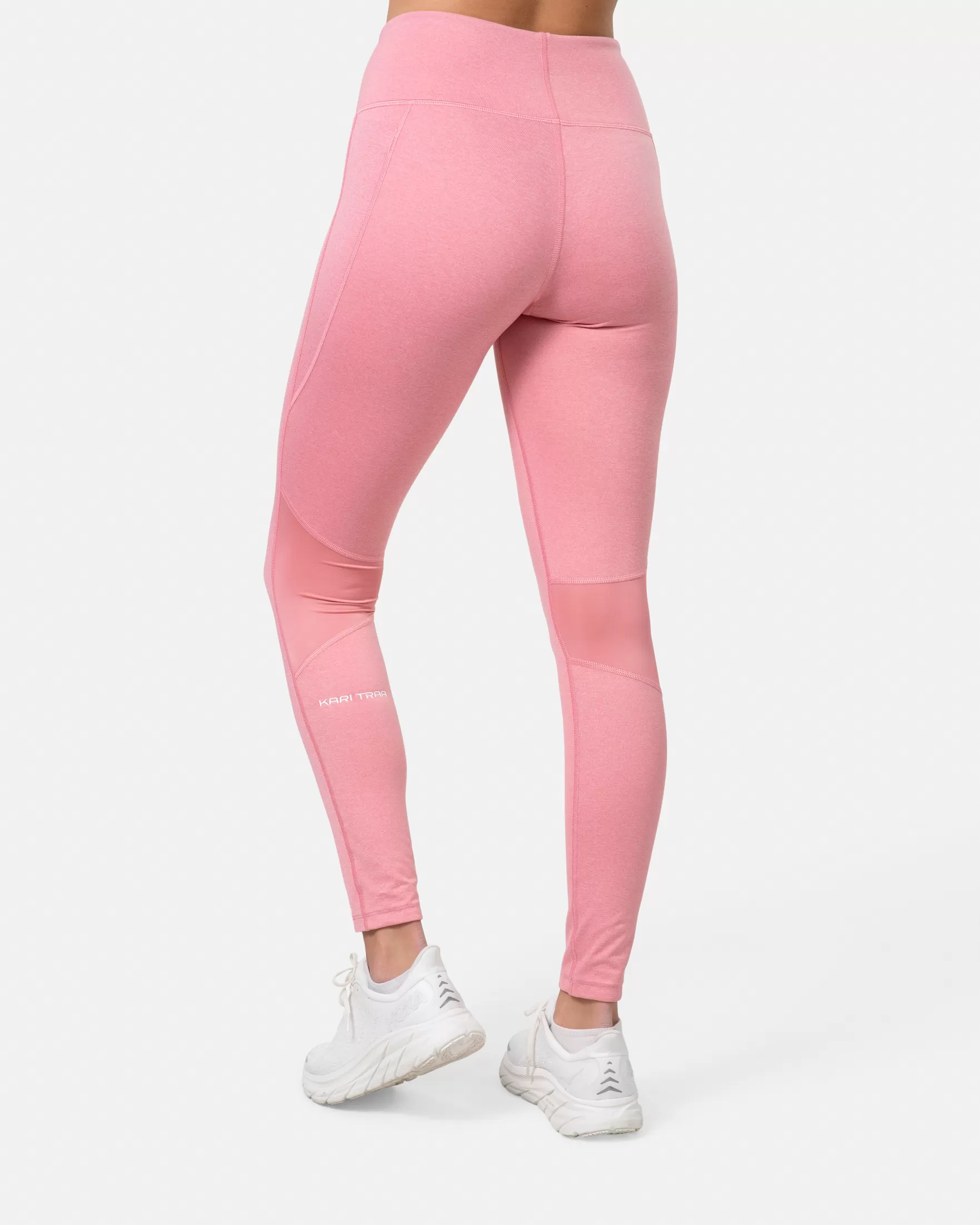 Hiking Tights and Leggings-Kari Traa Julie High Waist Tights PASTEL DUSTY PINK