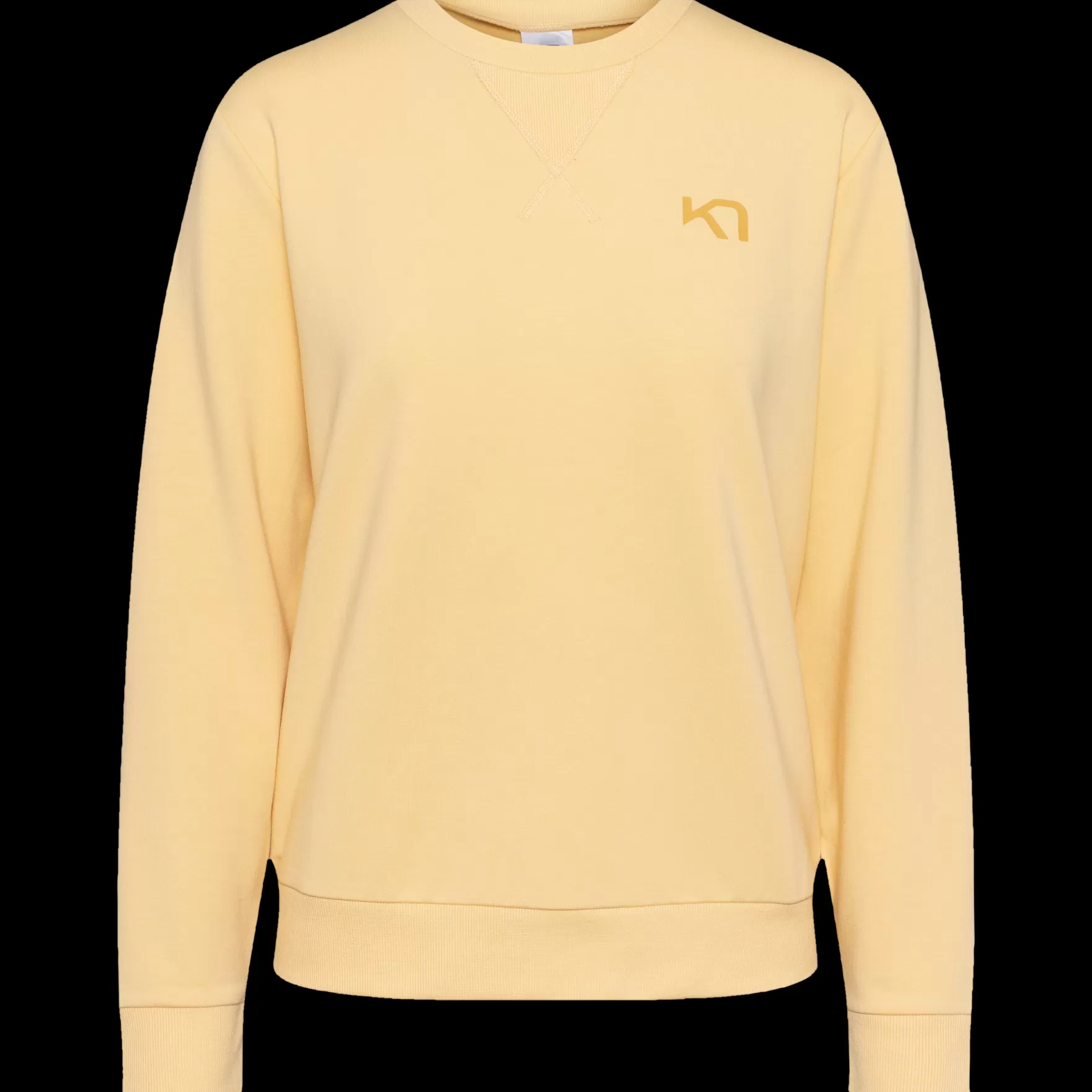 Sweatshirts-Kari Traa Kari Crew Light Yellow