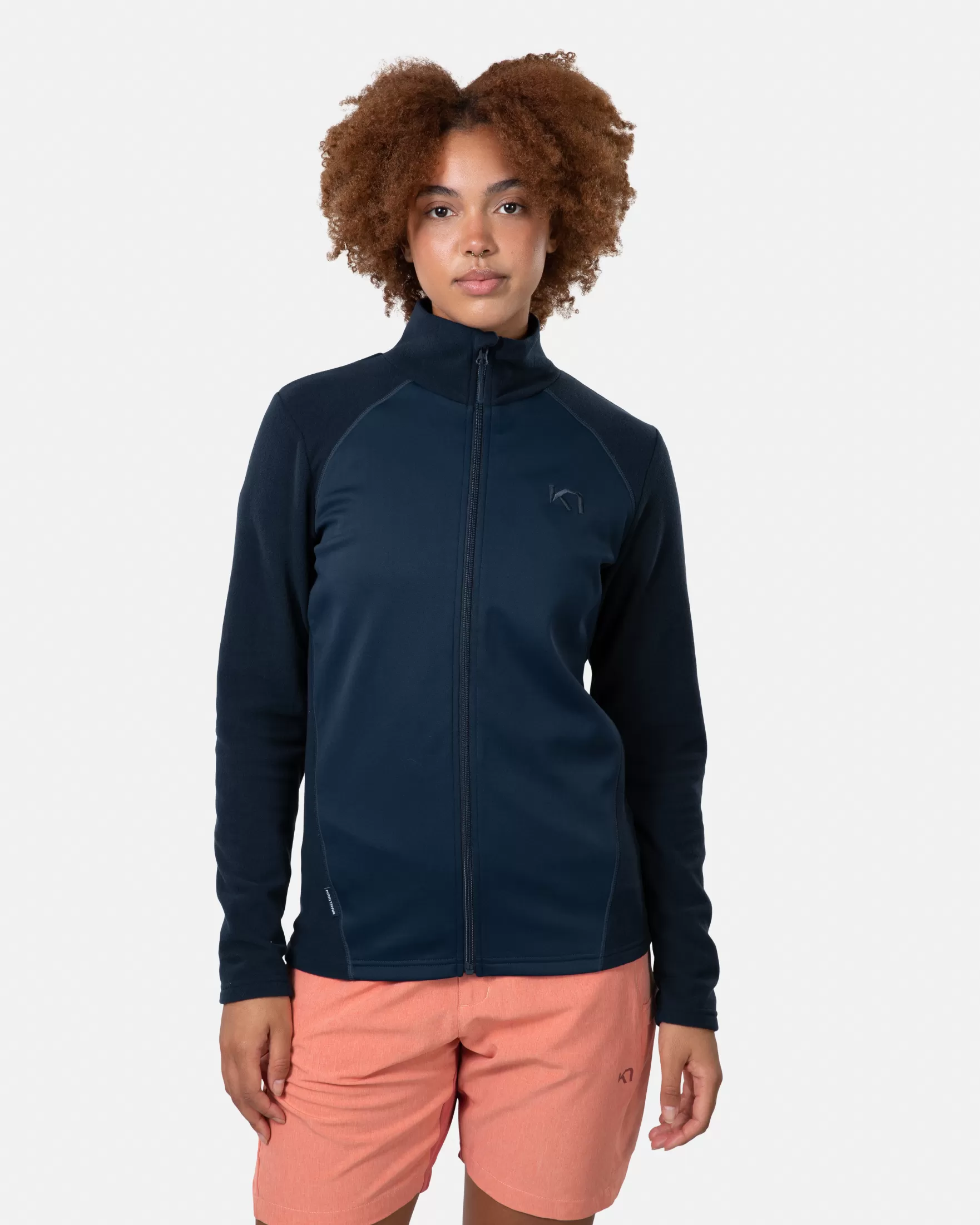 Fleece-Kari Traa Kari Full Zip Fleece Royal