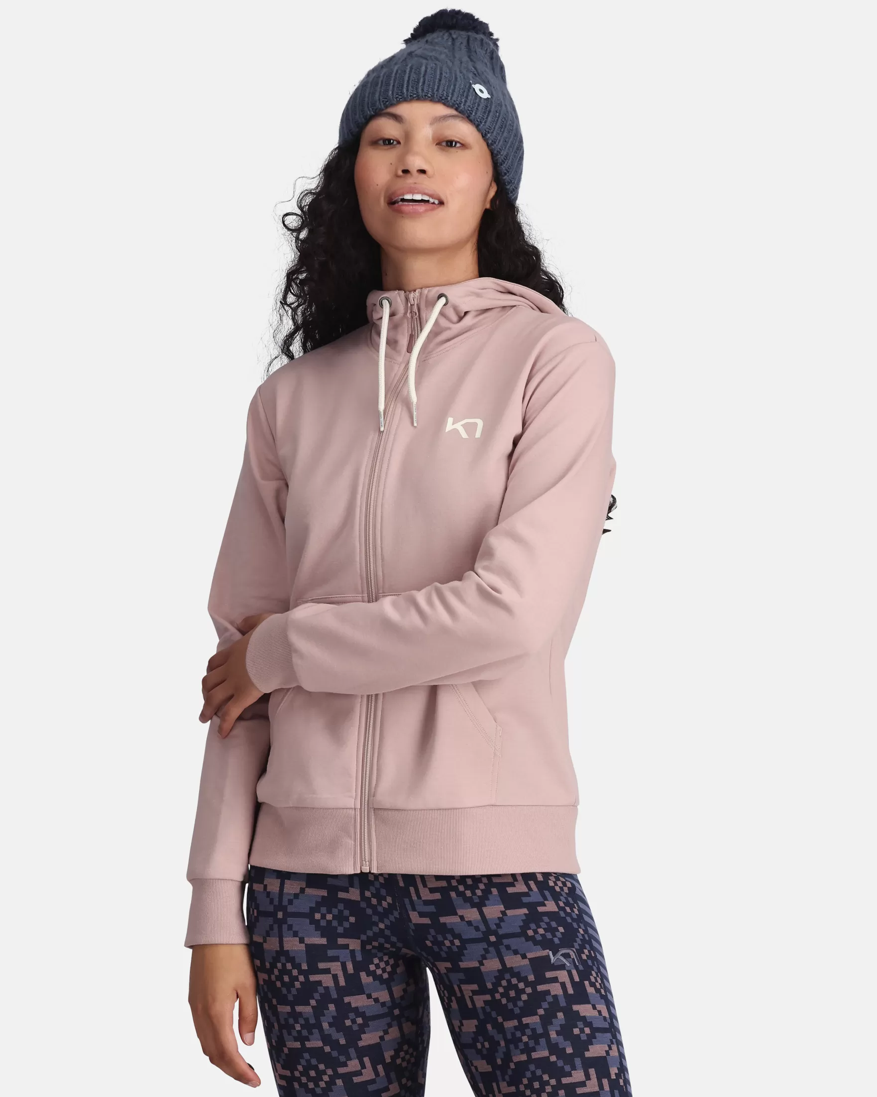 Hoodies-Kari Traa Kari Hoodie Prim Pink