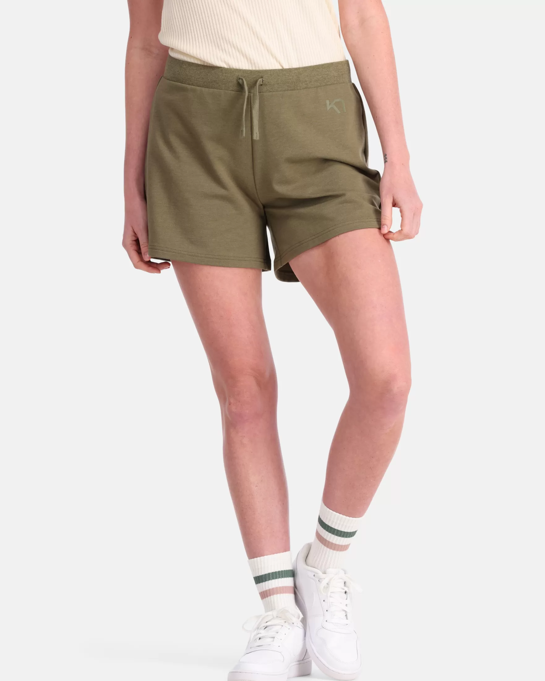 Shorts and Skirts-Kari Traa Kari Shorts Tweed Green