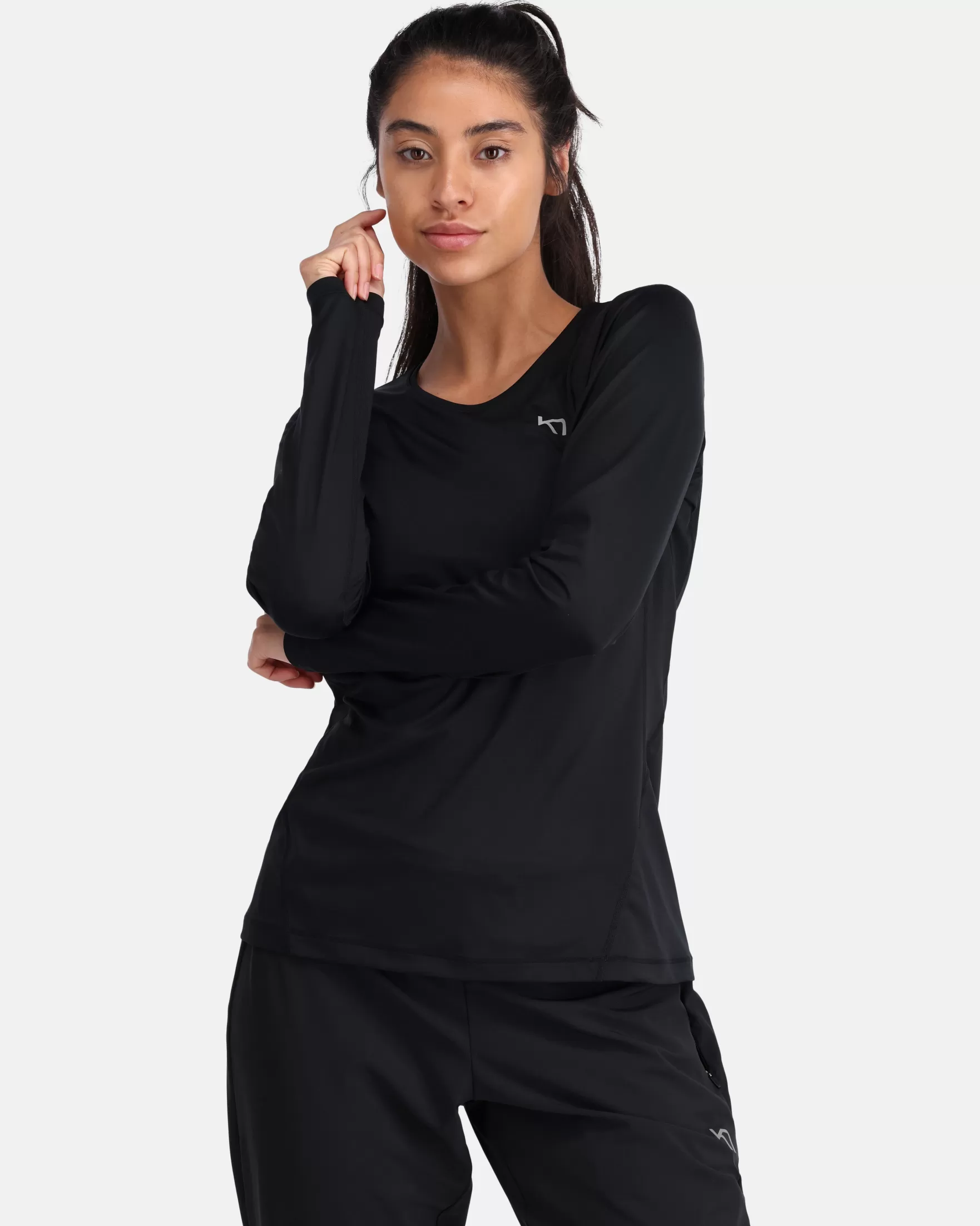 T-Shirts and Tops-Kari Traa Nora 2.0 Long Sleeve Black