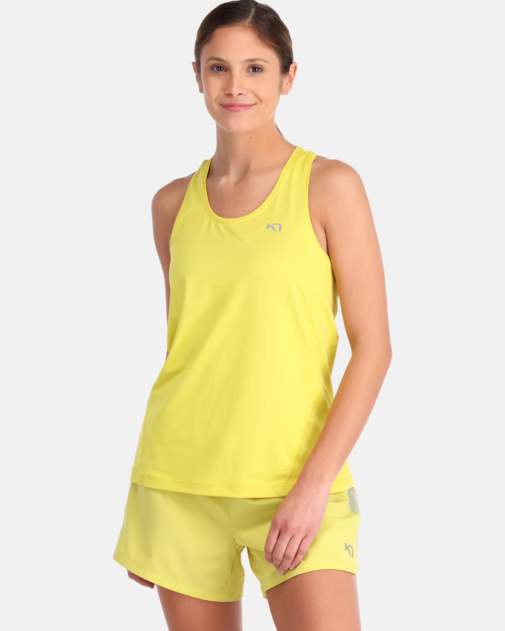 T-Shirts and Tops-Kari Traa Nora 2.0 Tanktop Yellow