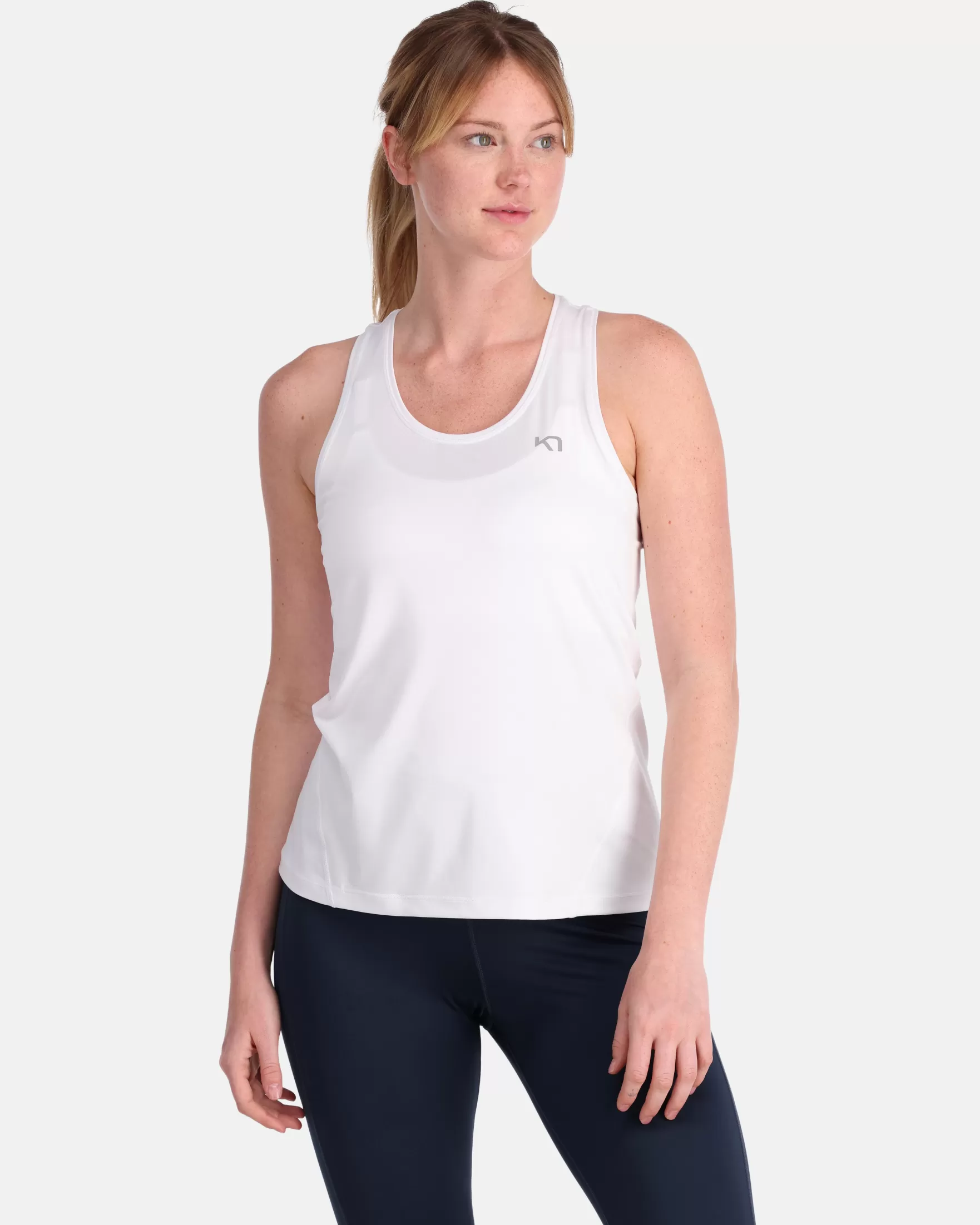 T-Shirts and Tops-Kari Traa Nora 2.0 Tanktop Bright White