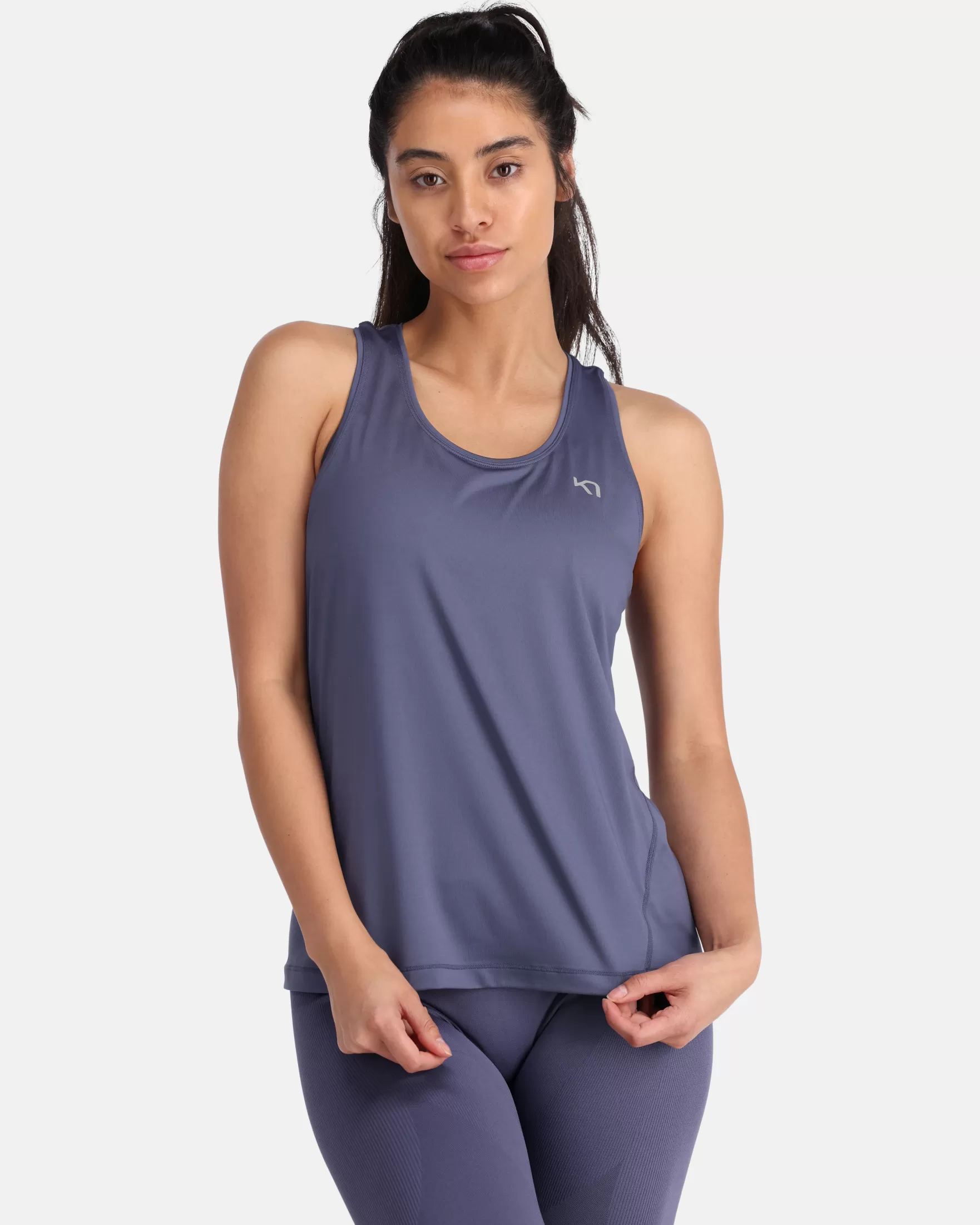 T-Shirts and Tops-Kari Traa Nora 2.0 Tanktop Moon Blue