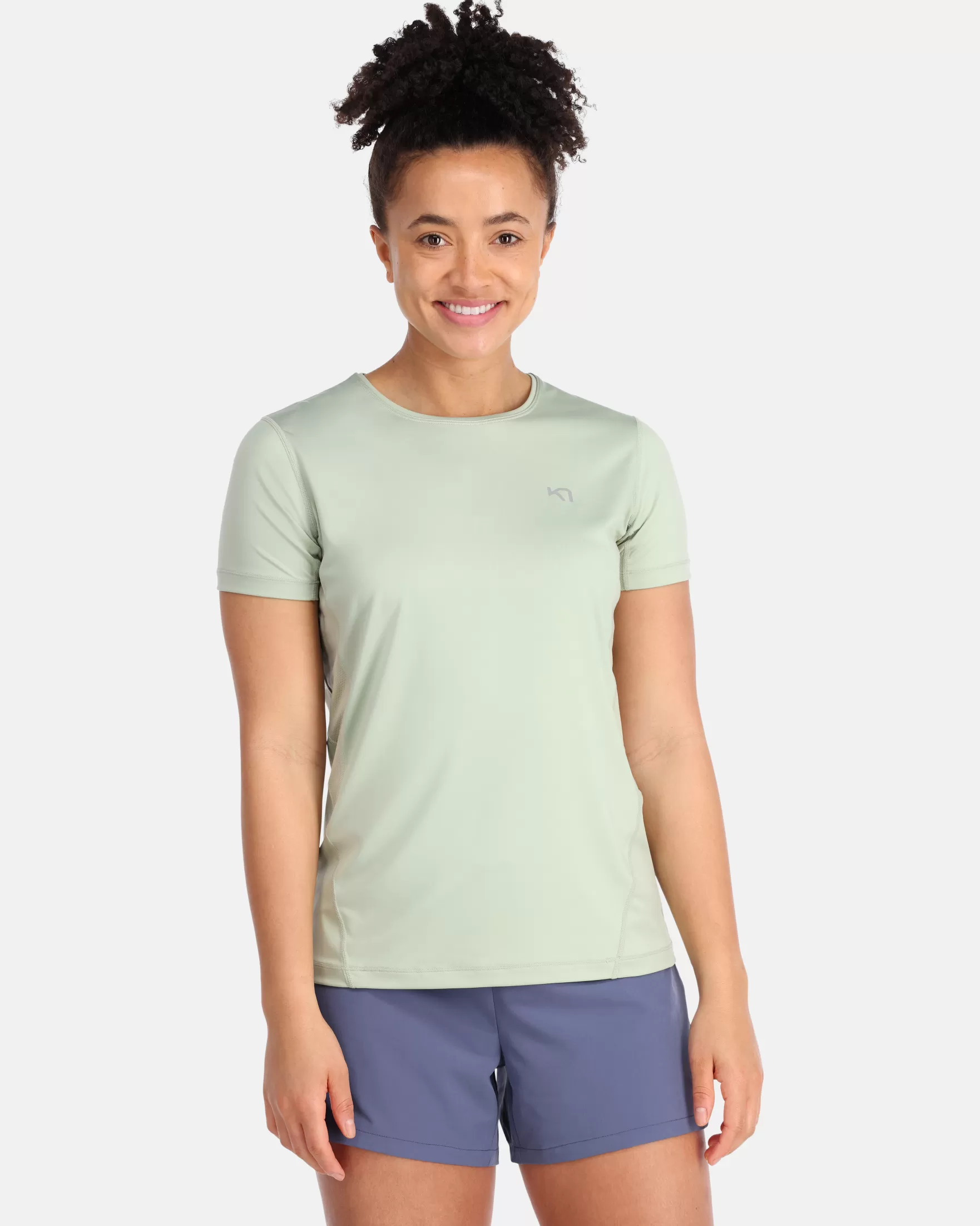 T-Shirts and Tops-Kari Traa Nora 2.0 Tee Light Dusty Green