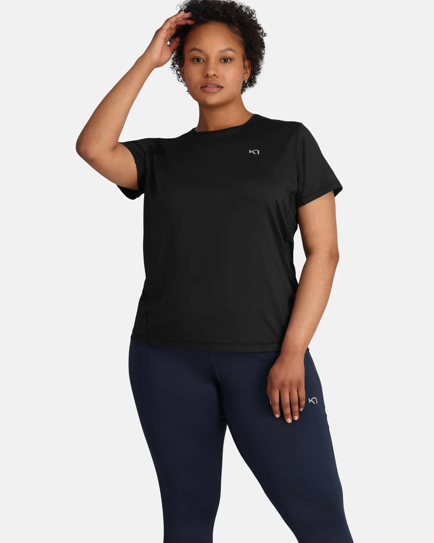 T-Shirts and Tops-Kari Traa Nora 2.0 Tee Plus Size Black