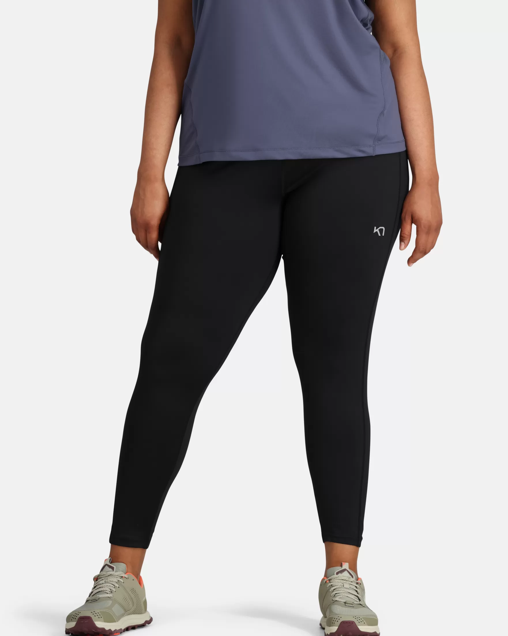 Hiking Tights and Leggings-Kari Traa Nora 2.0 Tights Plus Size Black