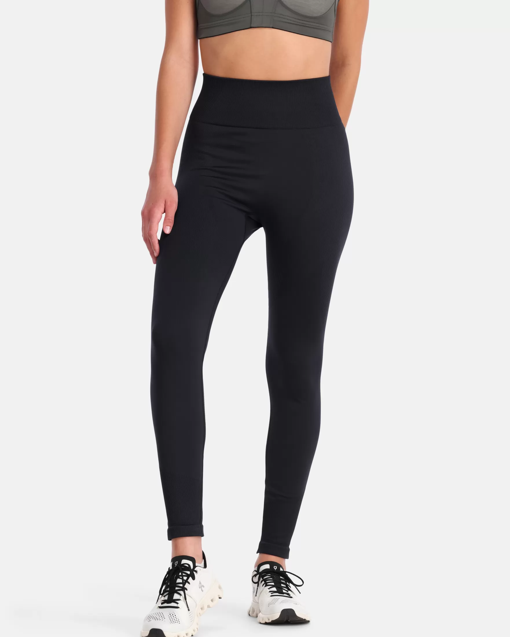 Hiking Tights and Leggings-Kari Traa Nora Seamless Tights Black