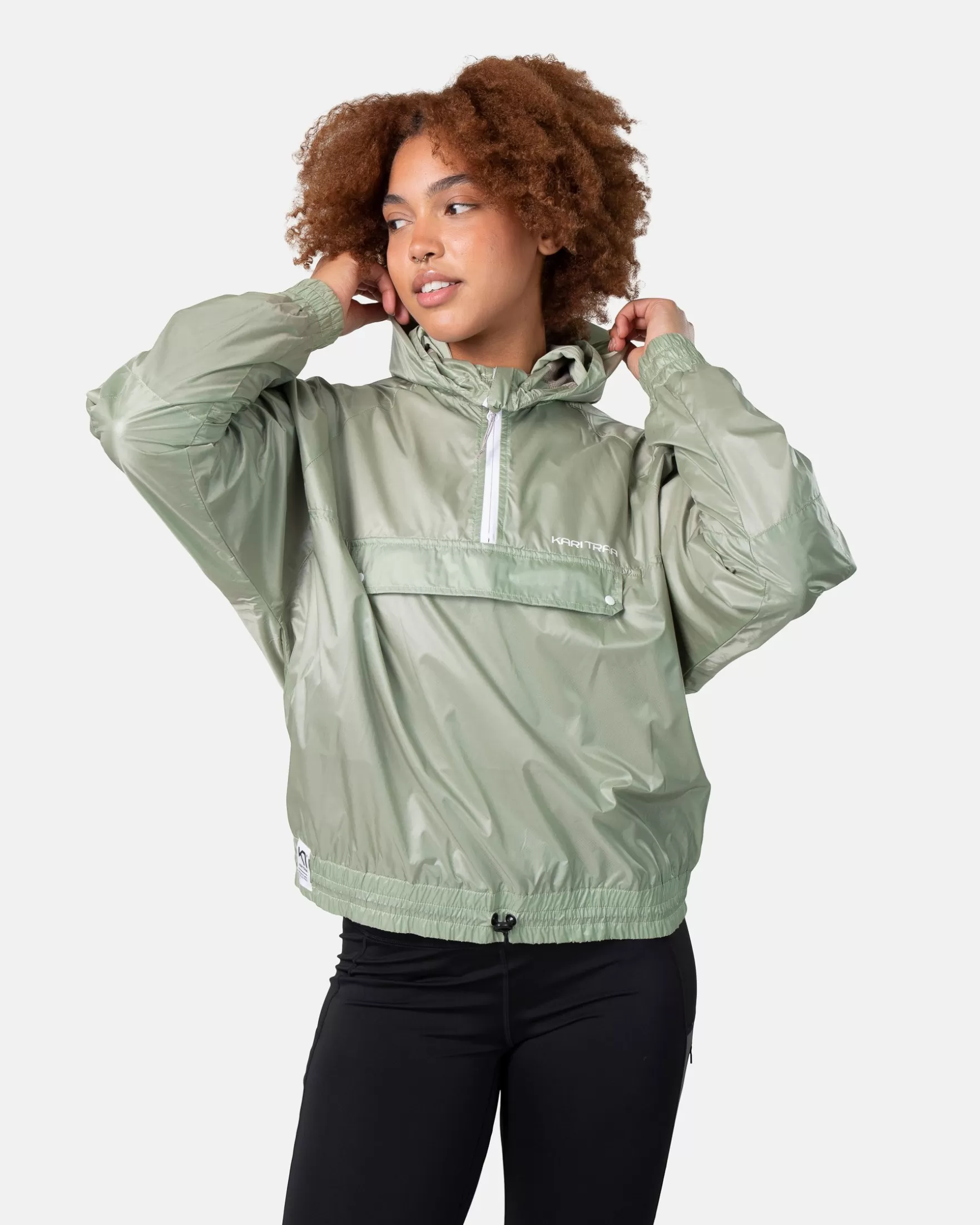 Training Jackets-Kari Traa Pauline Jacket Light Dusty Green