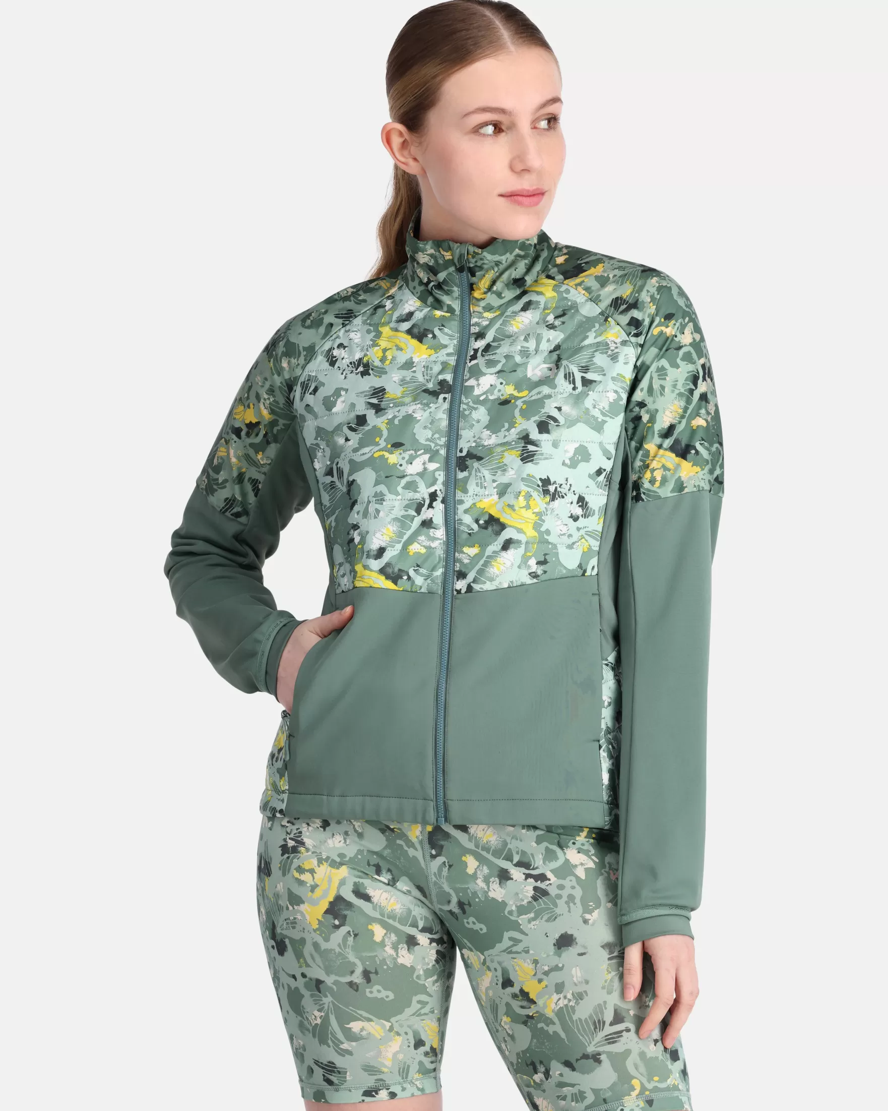 Training Jackets-Kari Traa Ragna Outdoor Training Jacket Murk Green