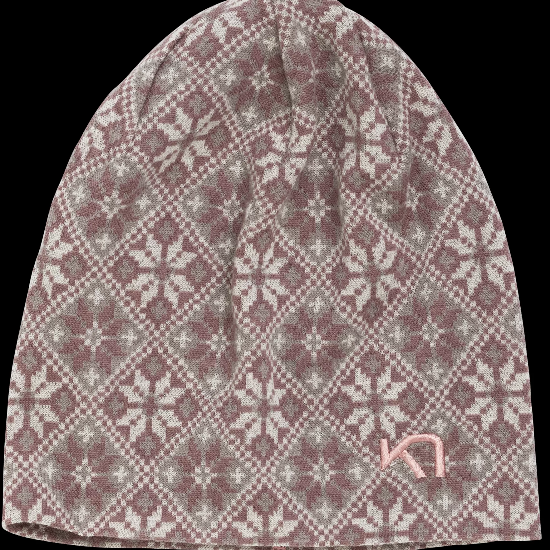 Beanies and Headbands-Kari Traa Rose Beanie - 100% Merino Wool Taupe