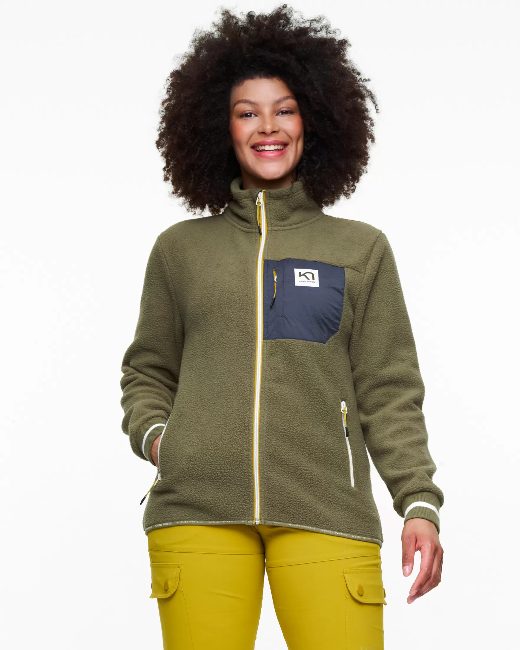 Fleece-Kari Traa Rothe Midlayer Fleece Jacket Twee Green