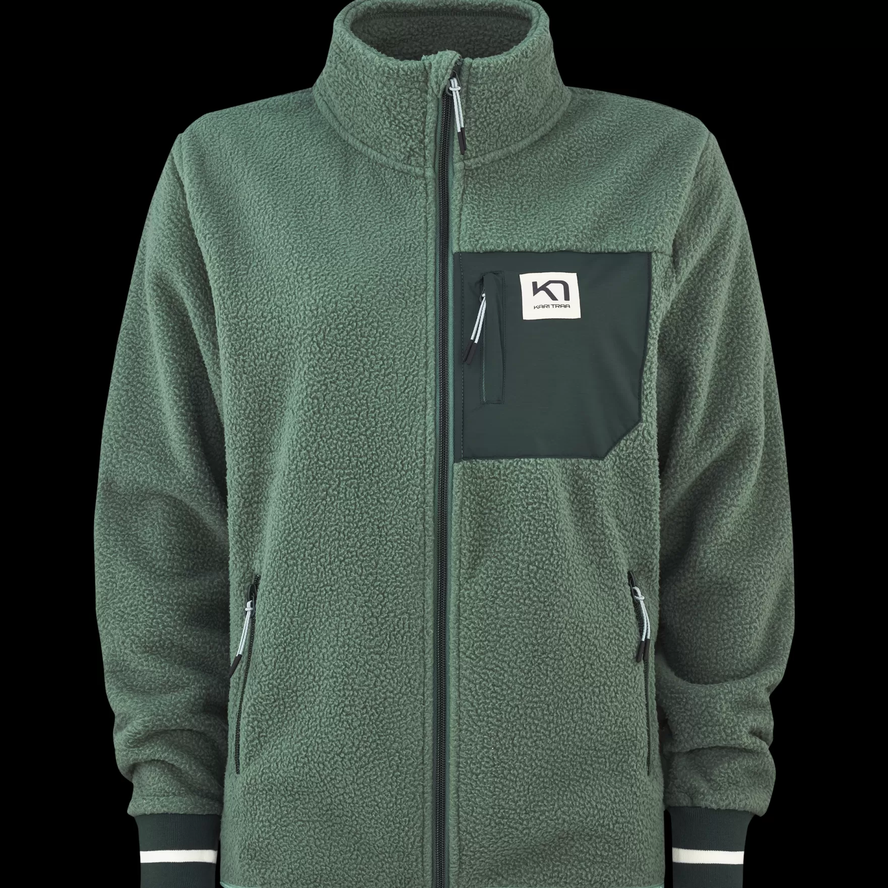 Fleece-Kari Traa Rothe Midlayer Fleece Jacket Murk Green