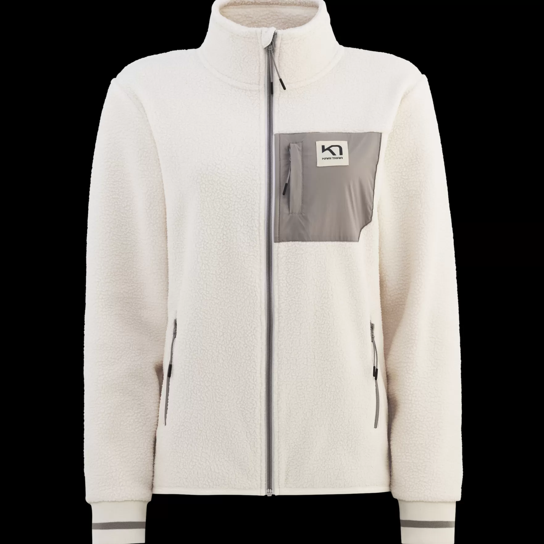 Fleece-Kari Traa Rothe Midlayer Fleece Jacket Bjerk White