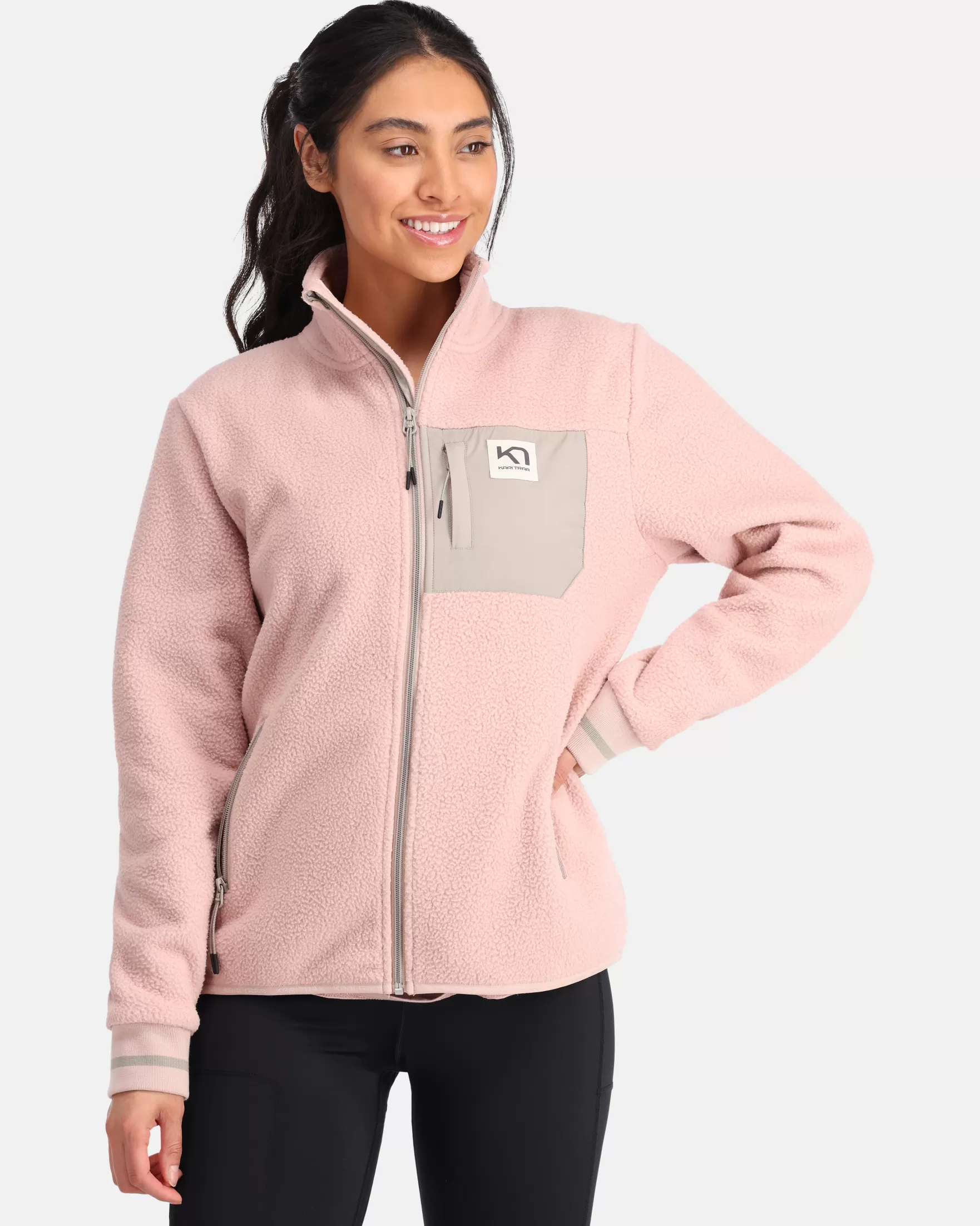 Fleece-Kari Traa Rothe Midlayer Fleece Jacket Prim Pink