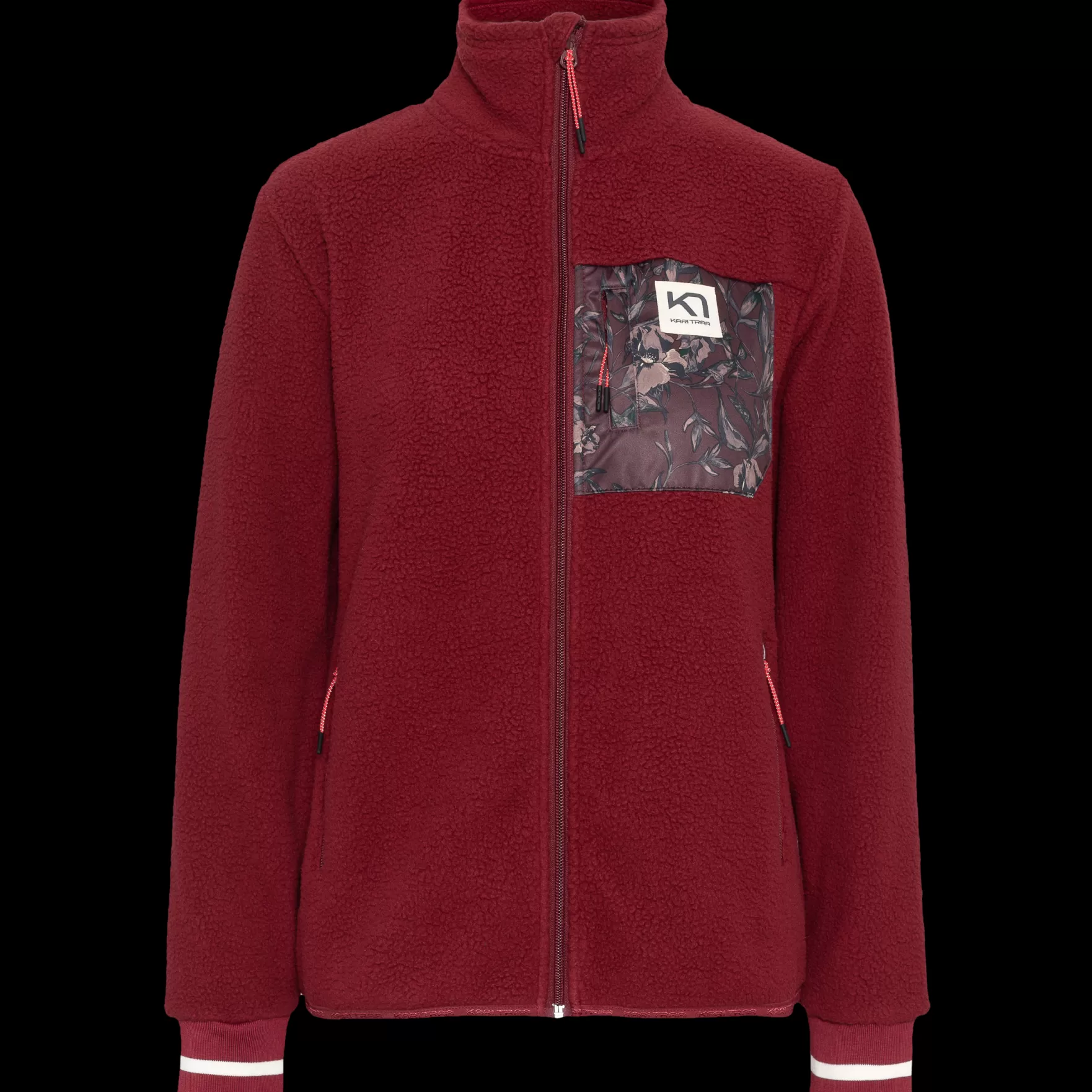 Fleece-Kari Traa Rothe Midlayer Fleece Jacket Rouge Red