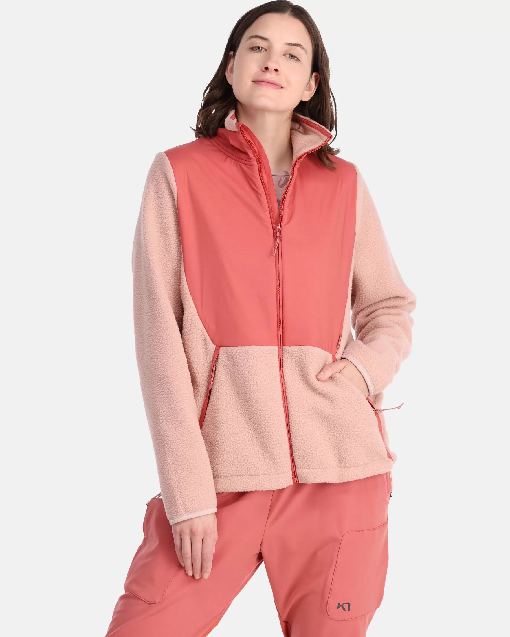 Fleece-Kari Traa Rothe Windbreaker Cedar Pink