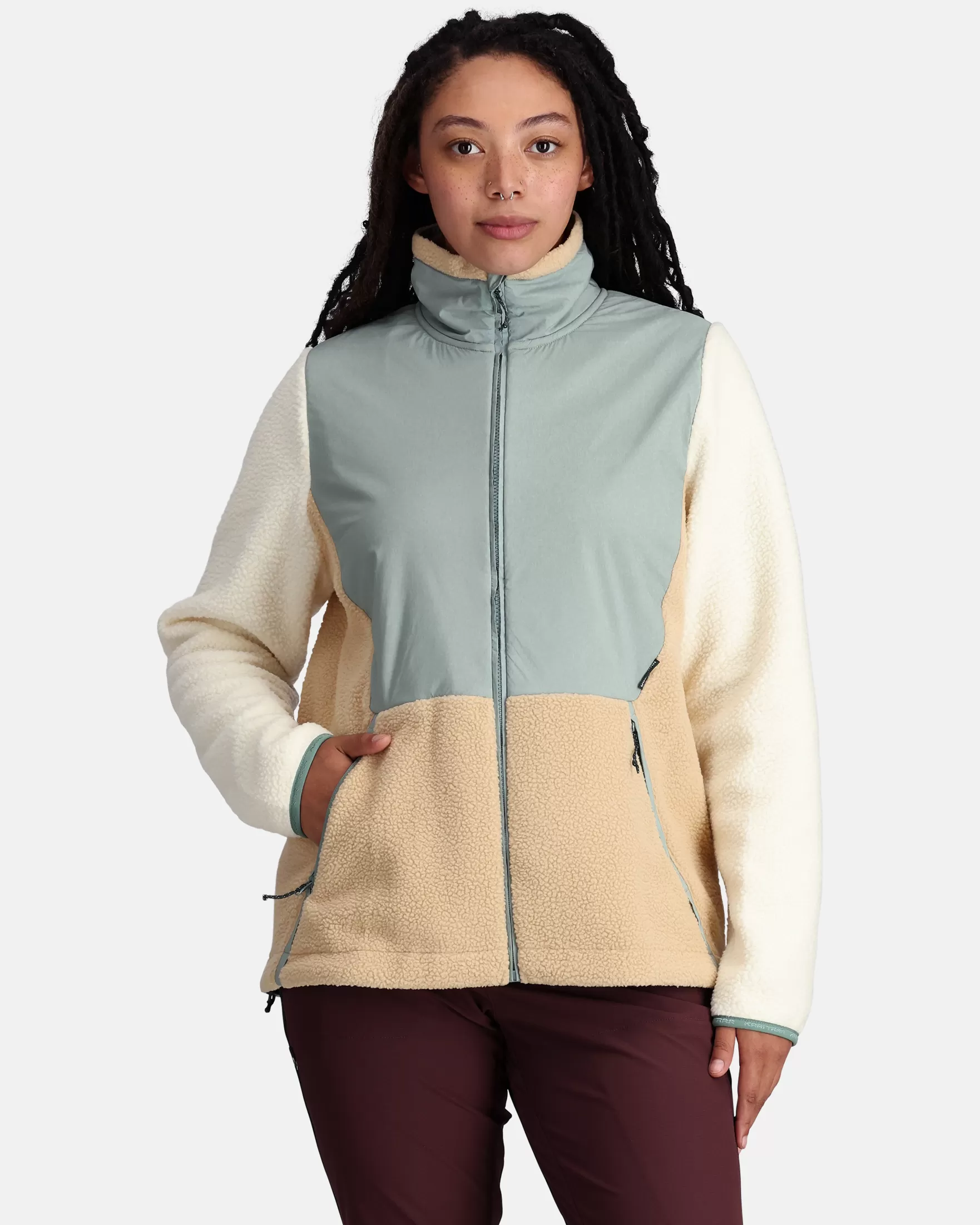 Fleece-Kari Traa Rothe Windbreaker Oat Beige