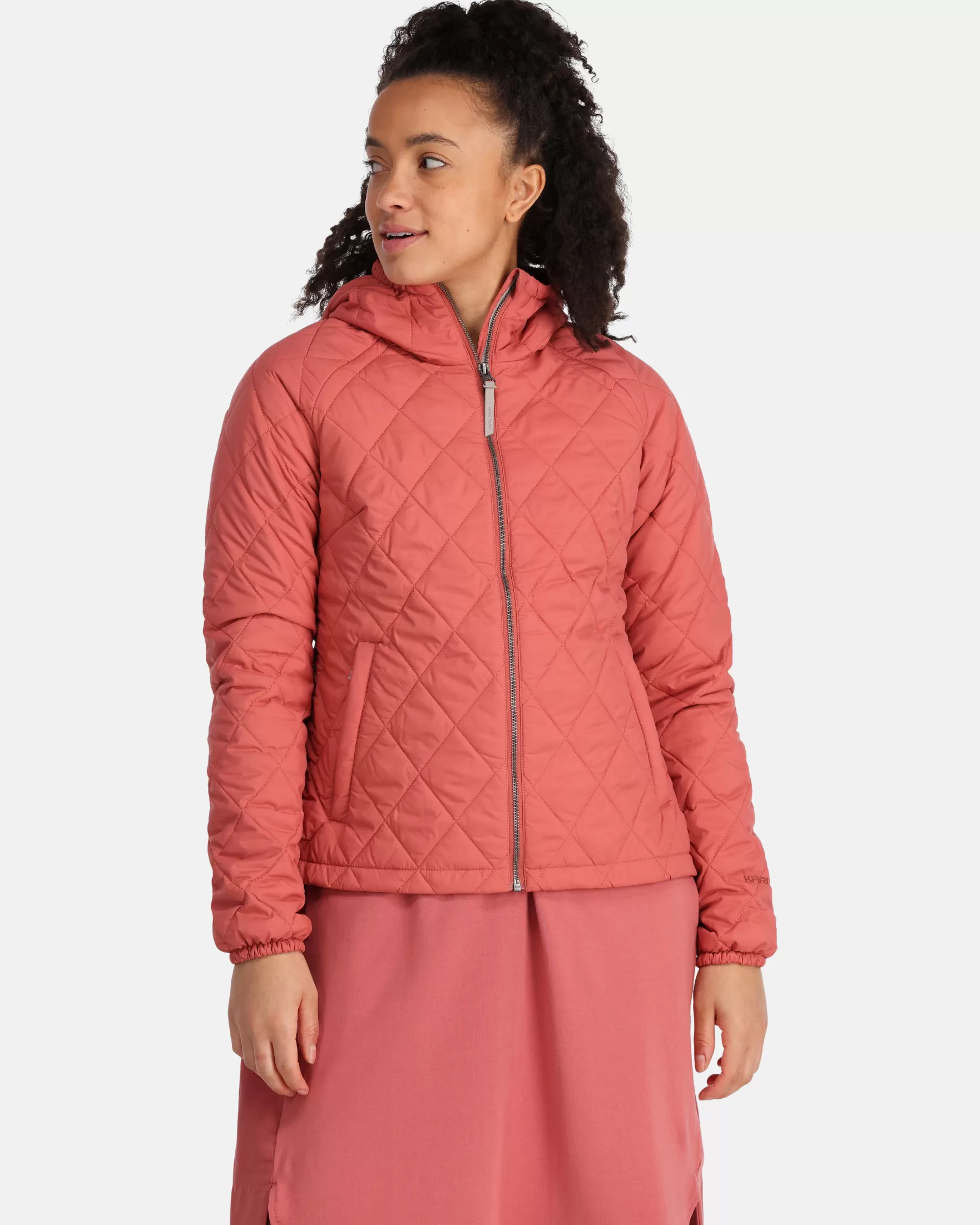 Hiking Jackets-Kari Traa Ruth Primaloft Insulator Cedar Pink