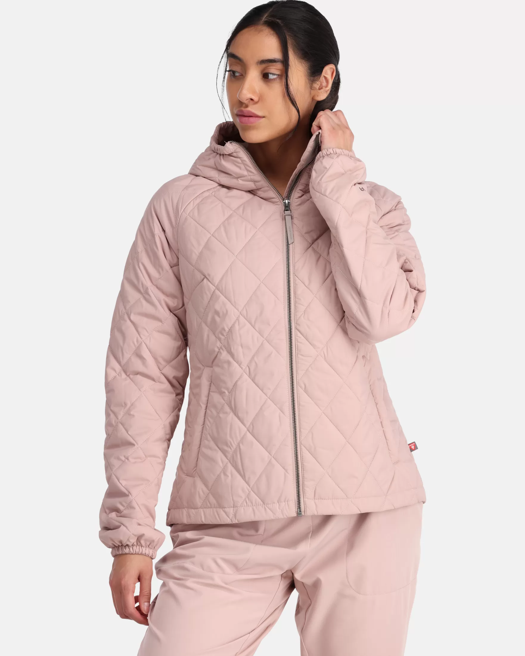 Hiking Jackets-Kari Traa Ruth Primaloft Insulator Prim Pink