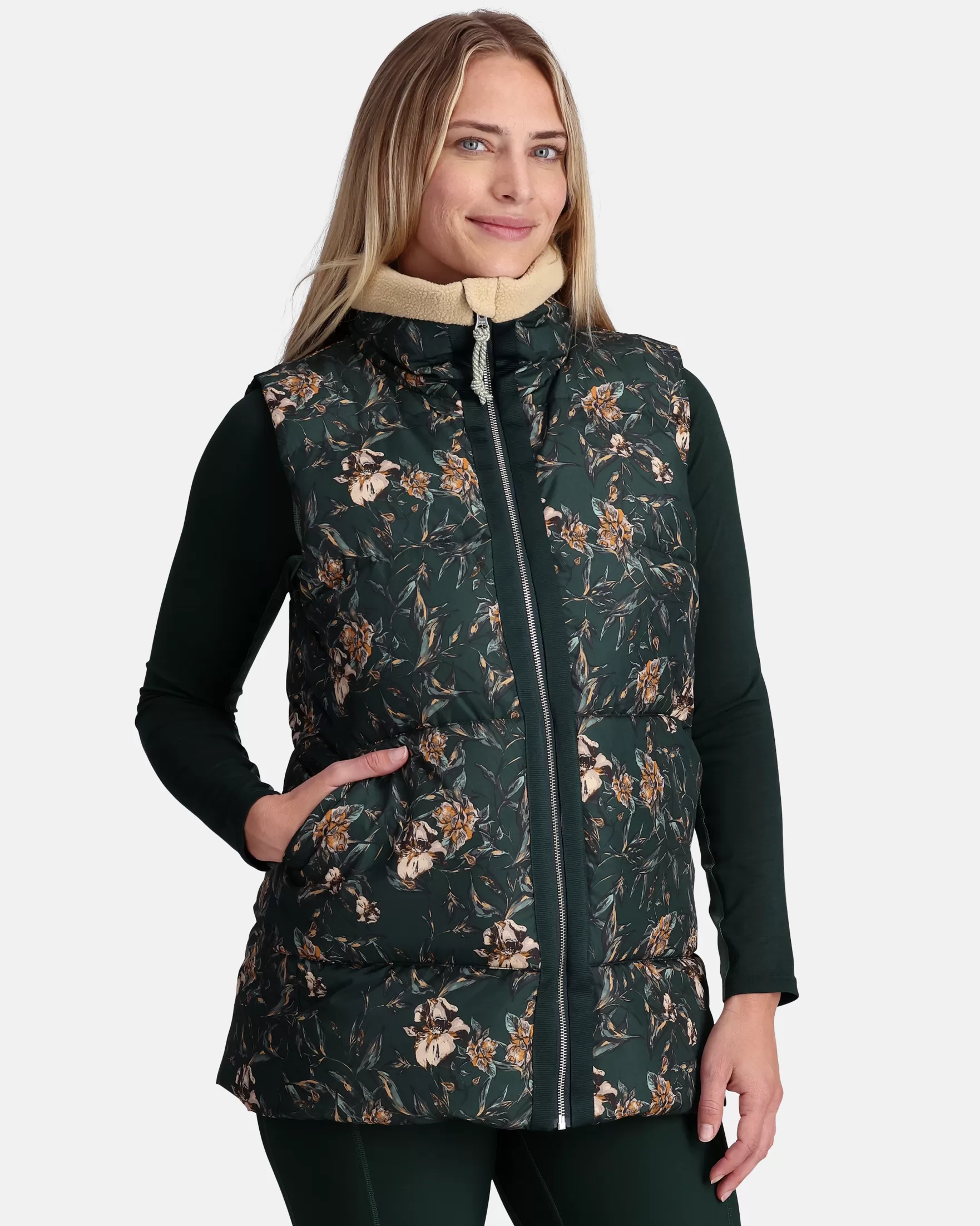 Vests-Kari Traa Ruth Vest Pine Green