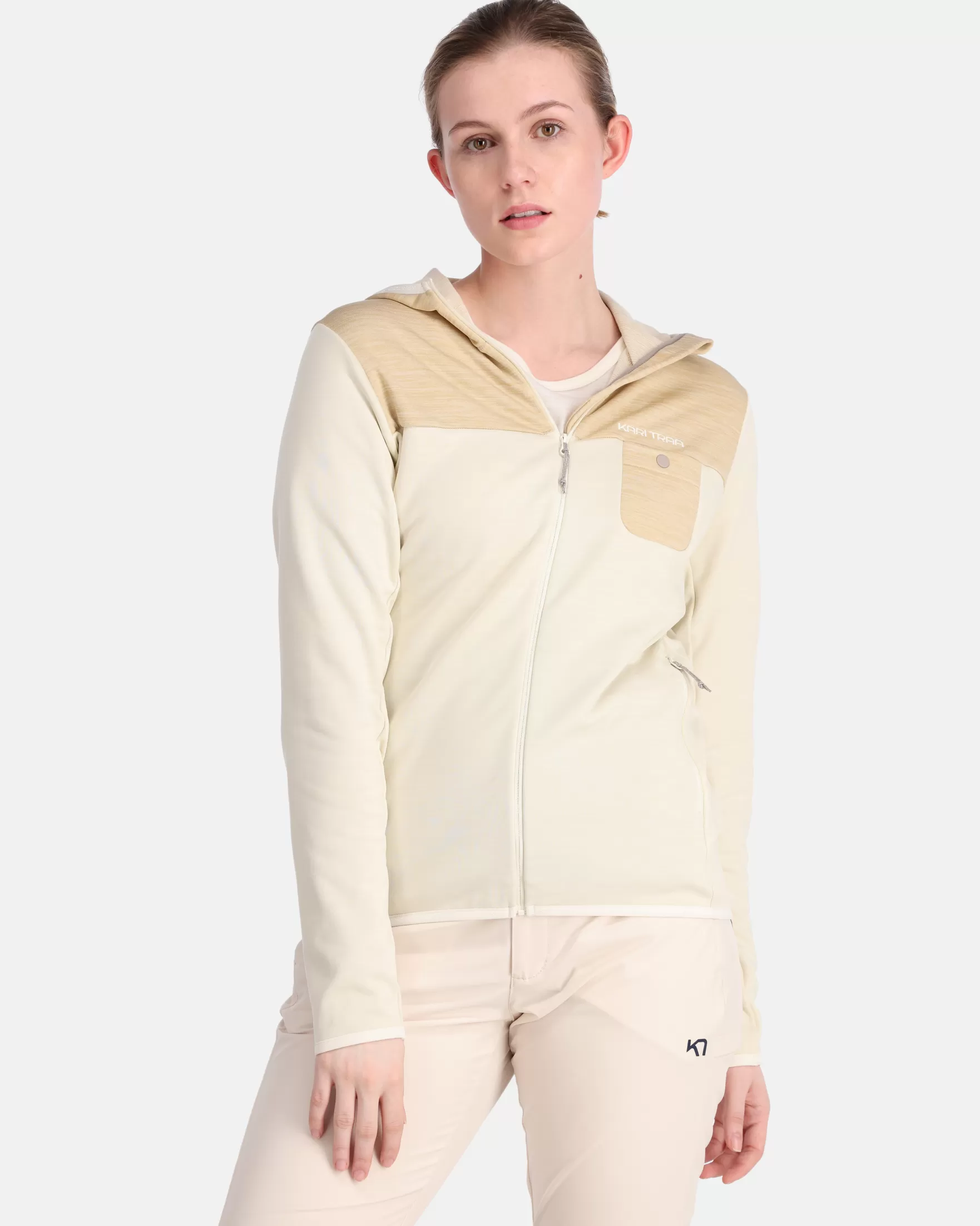 Hoodies | Fleece-Kari Traa Sanne Hiking Midlayer Bjerk White