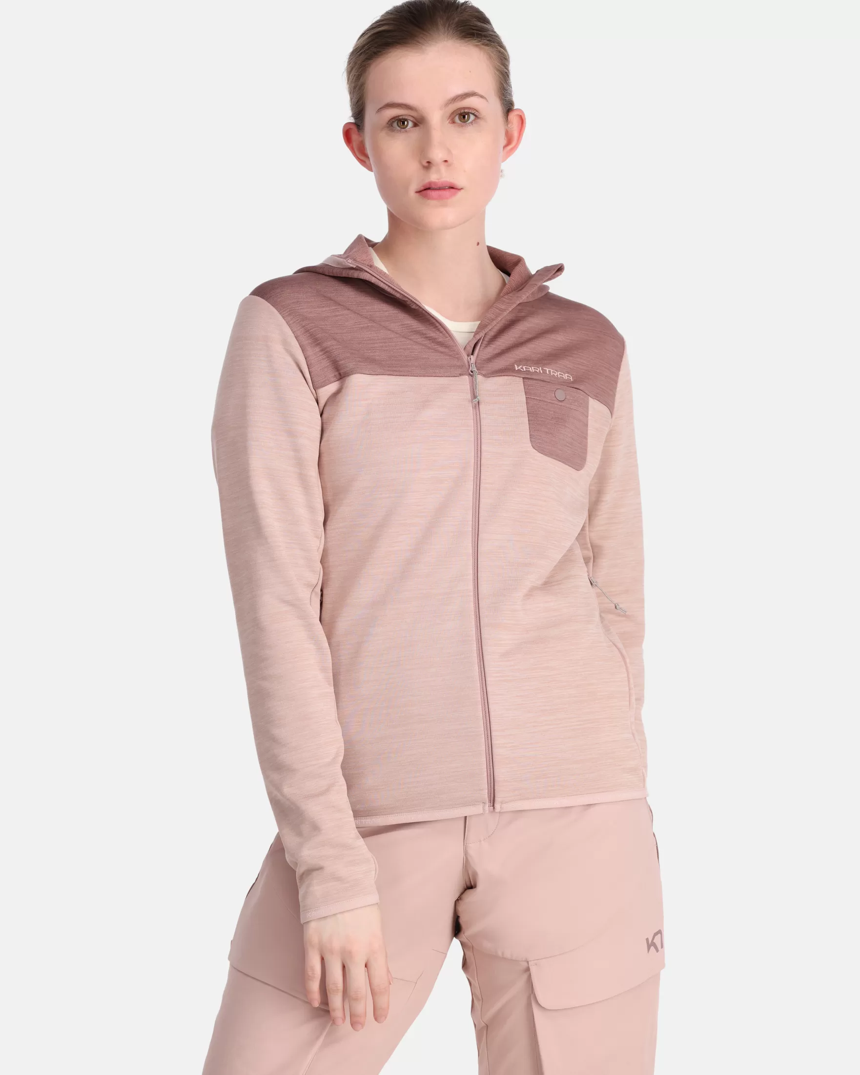 Hoodies | Fleece-Kari Traa Sanne Hiking Midlayer Prim Pink